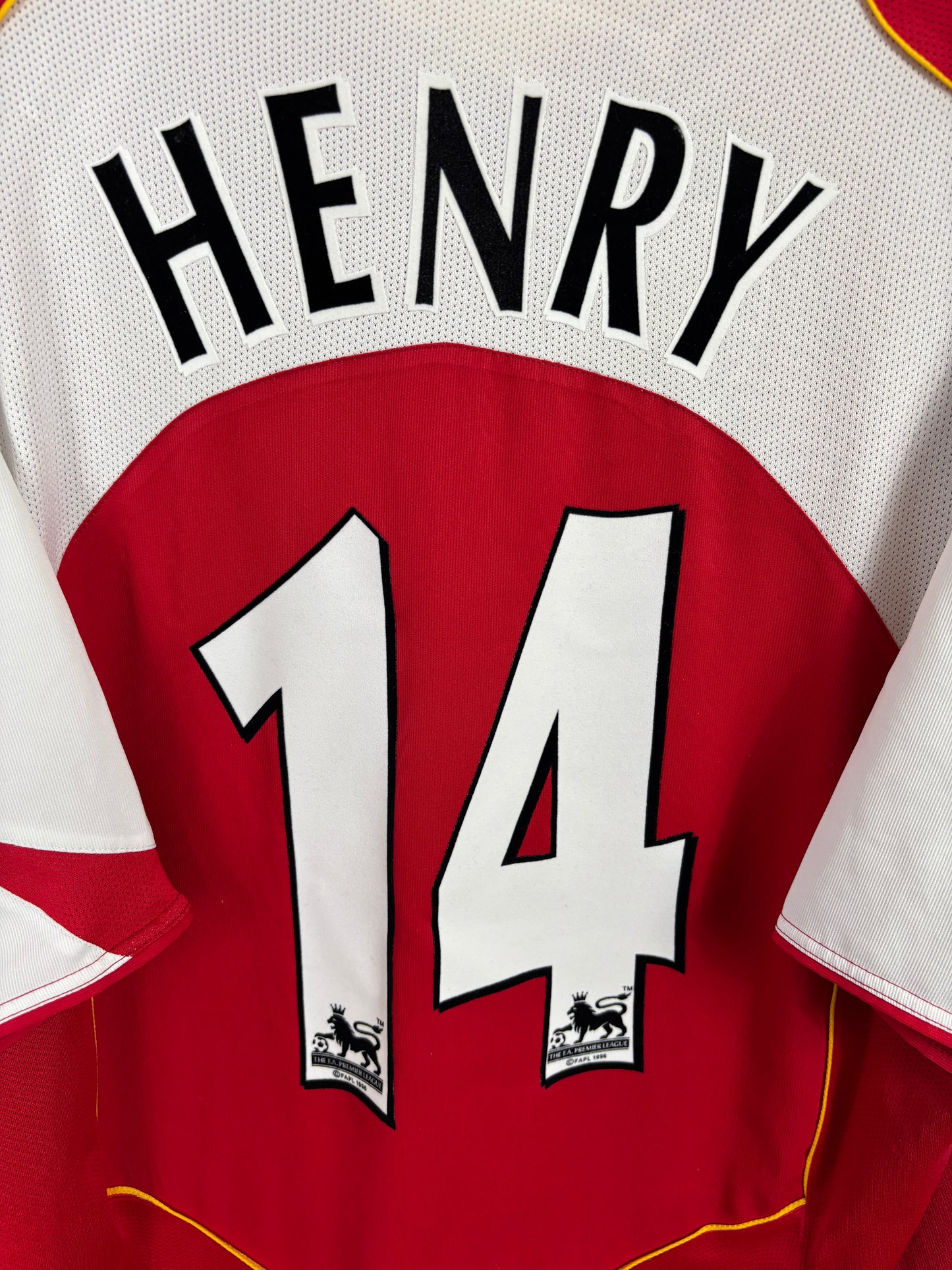 ARSENAL 2004/05 HENRY #14 HOME SHIRT (XL) NIKE