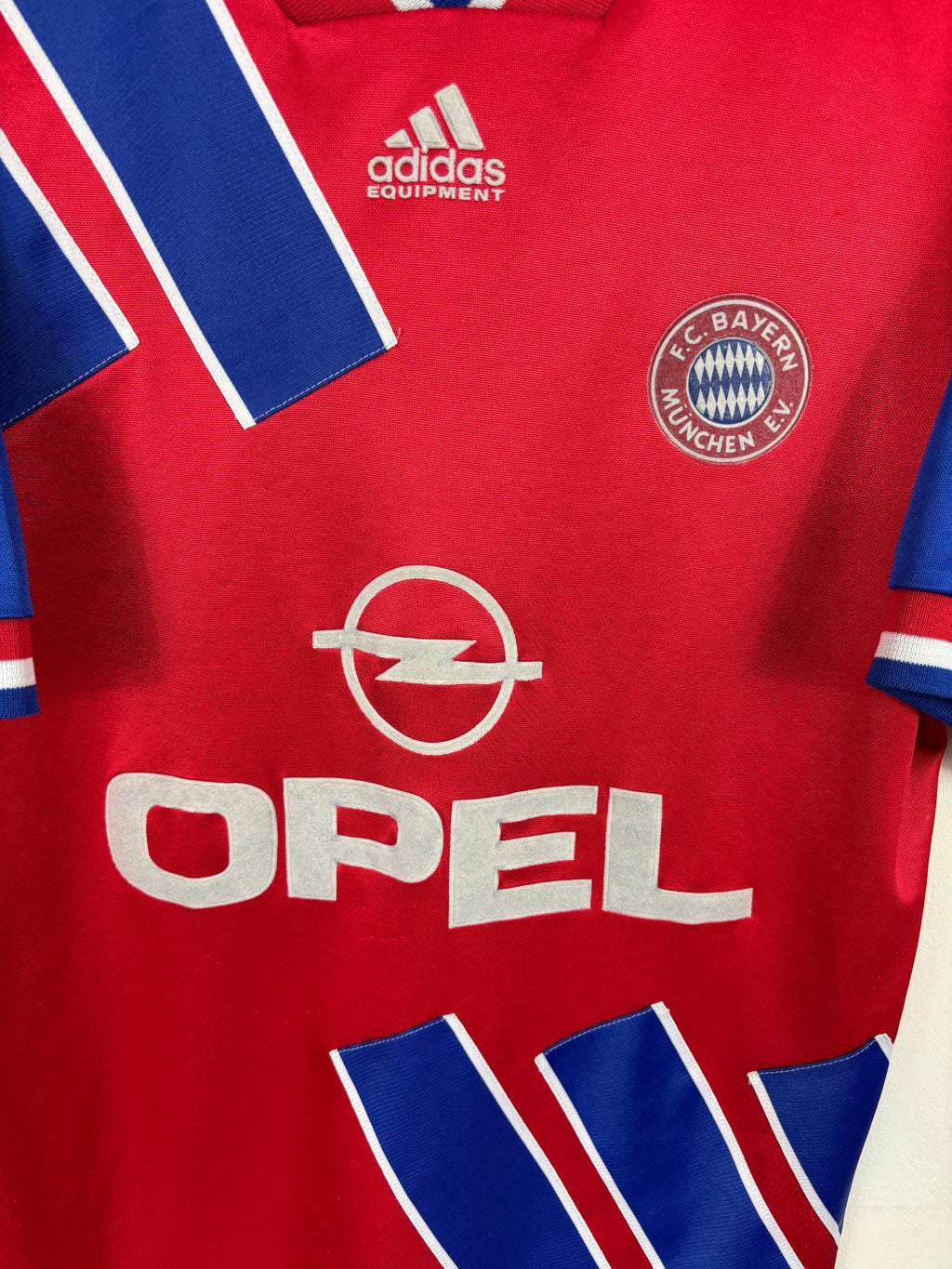 BAYERN MUNICH 1993/95 HOME SHIRT (M) ADIDAS