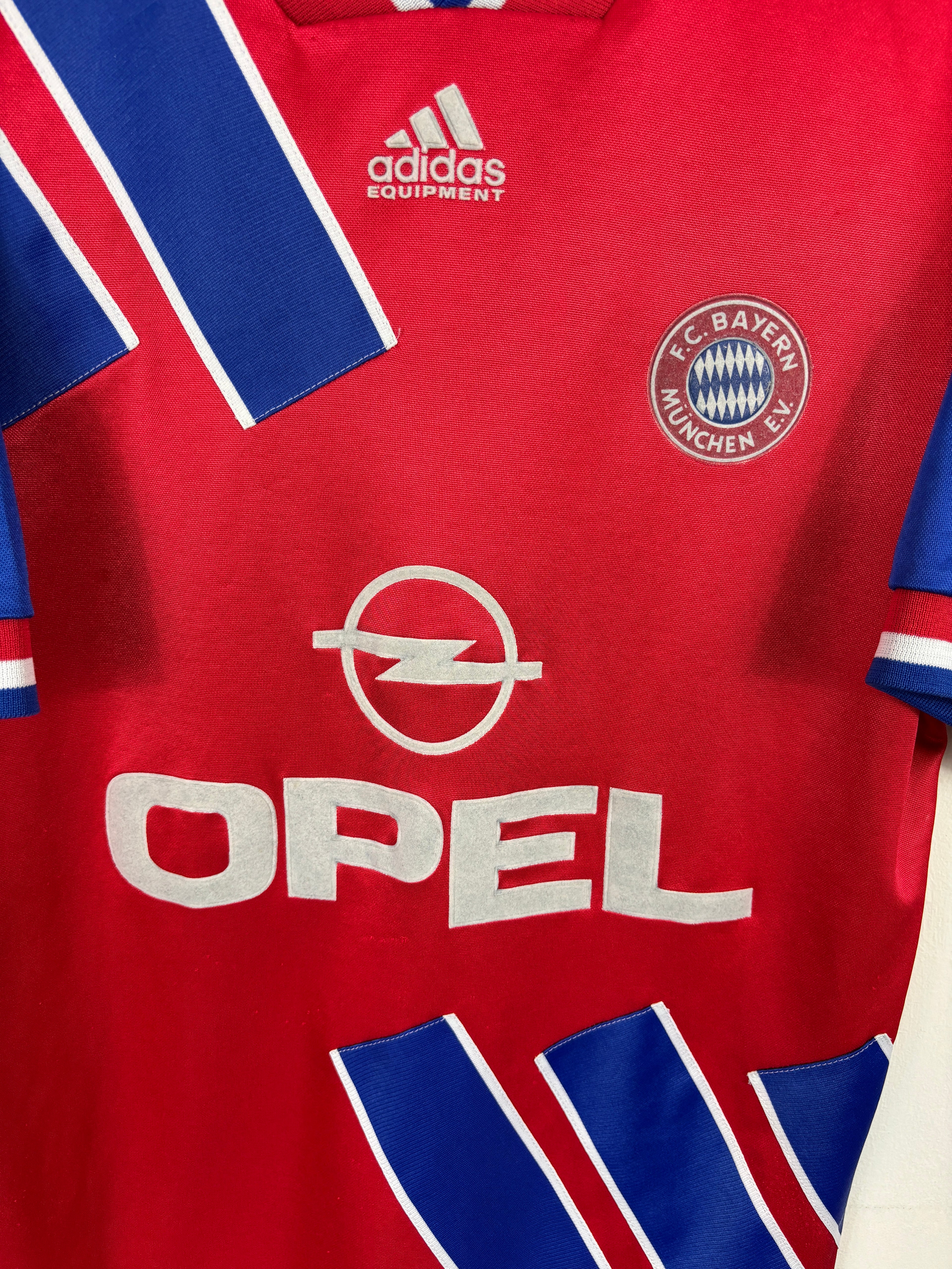 BAYERN MUNICH 1993/95 HOME SHIRT (M) ADIDAS