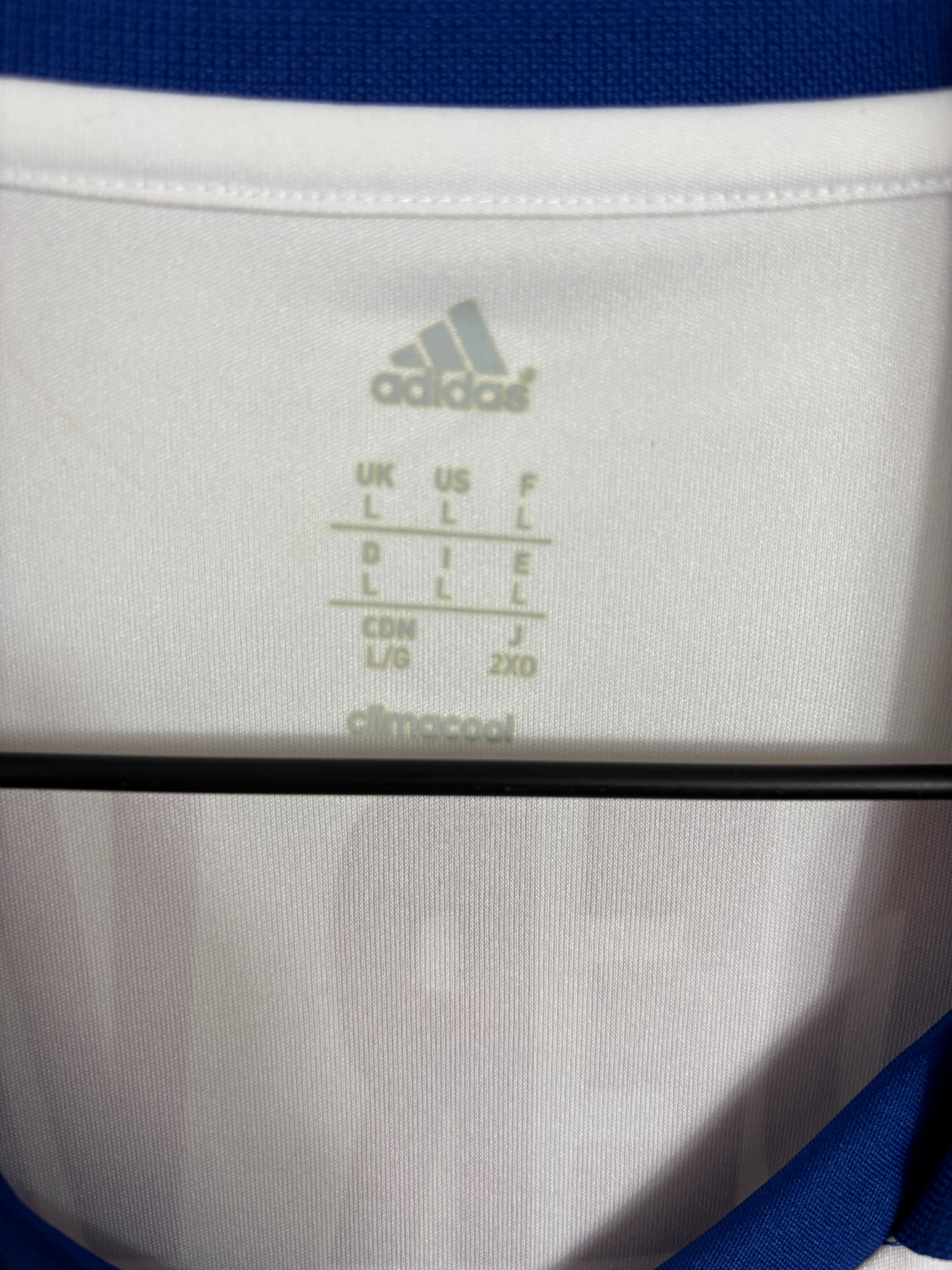 HAMBURG 2013/14 VAN DER VAART HOME SHIRT (L) ADIDAS