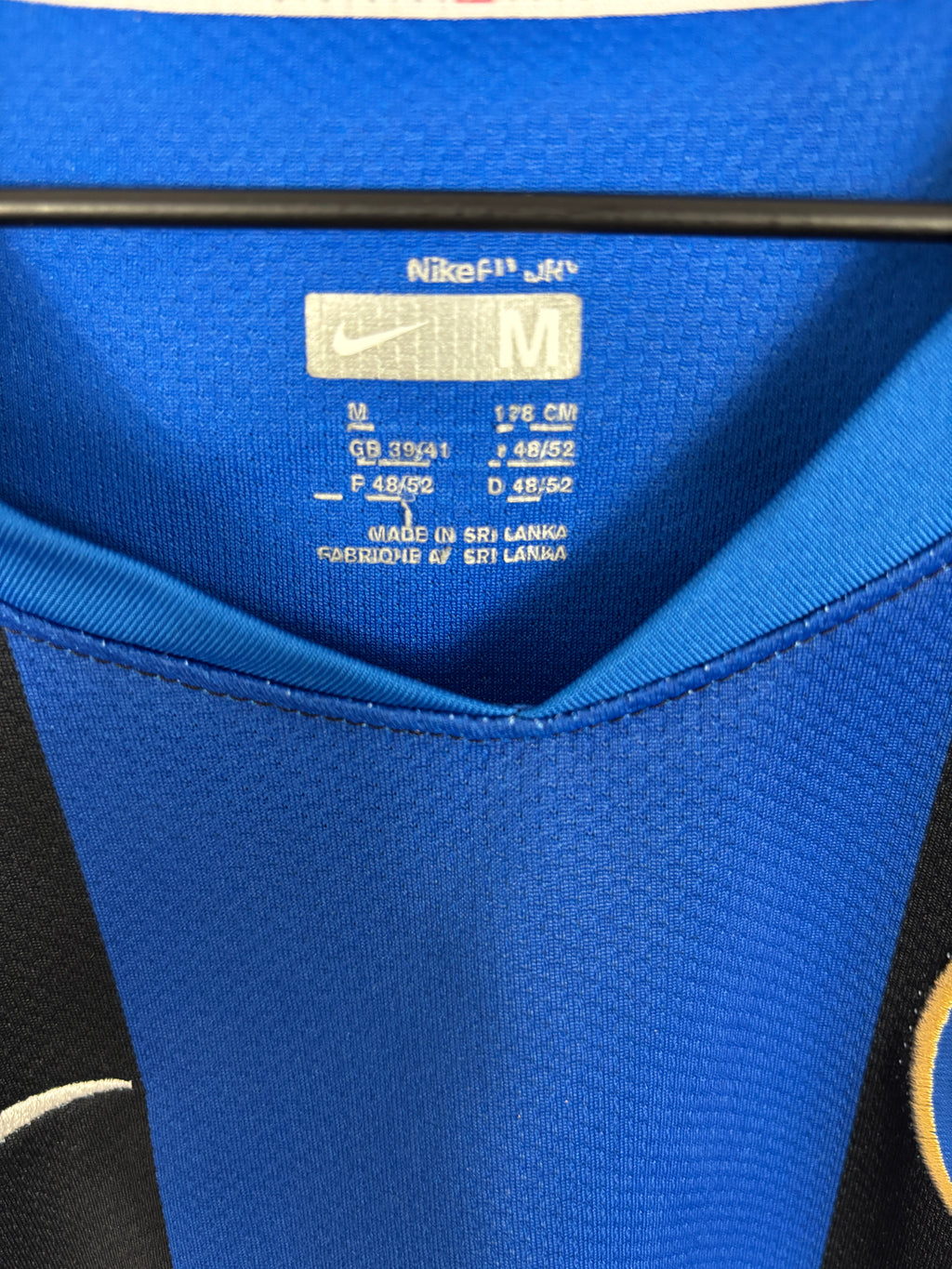 INTER MILAN 2008/09 ADRIANO HOME SHIRT (M) NIKE