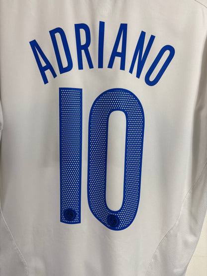 INTER MILAN 2005/06 ADRIANO #10 AWAY SHIRT (XL) NIKE