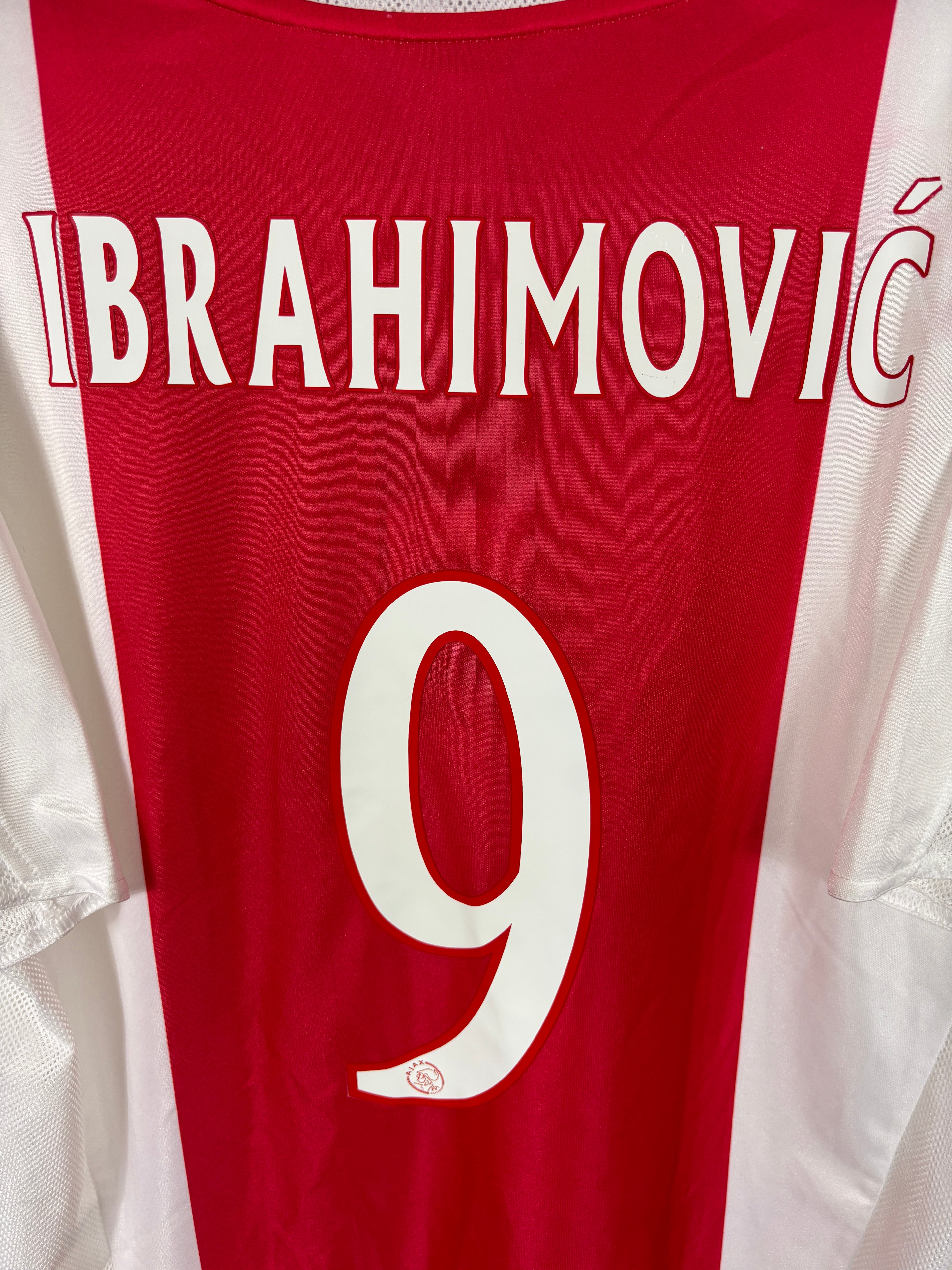 AJAX 2004/05 IBRAHIMOVIC HOME SHIRT BNWT (L) ADIDAS