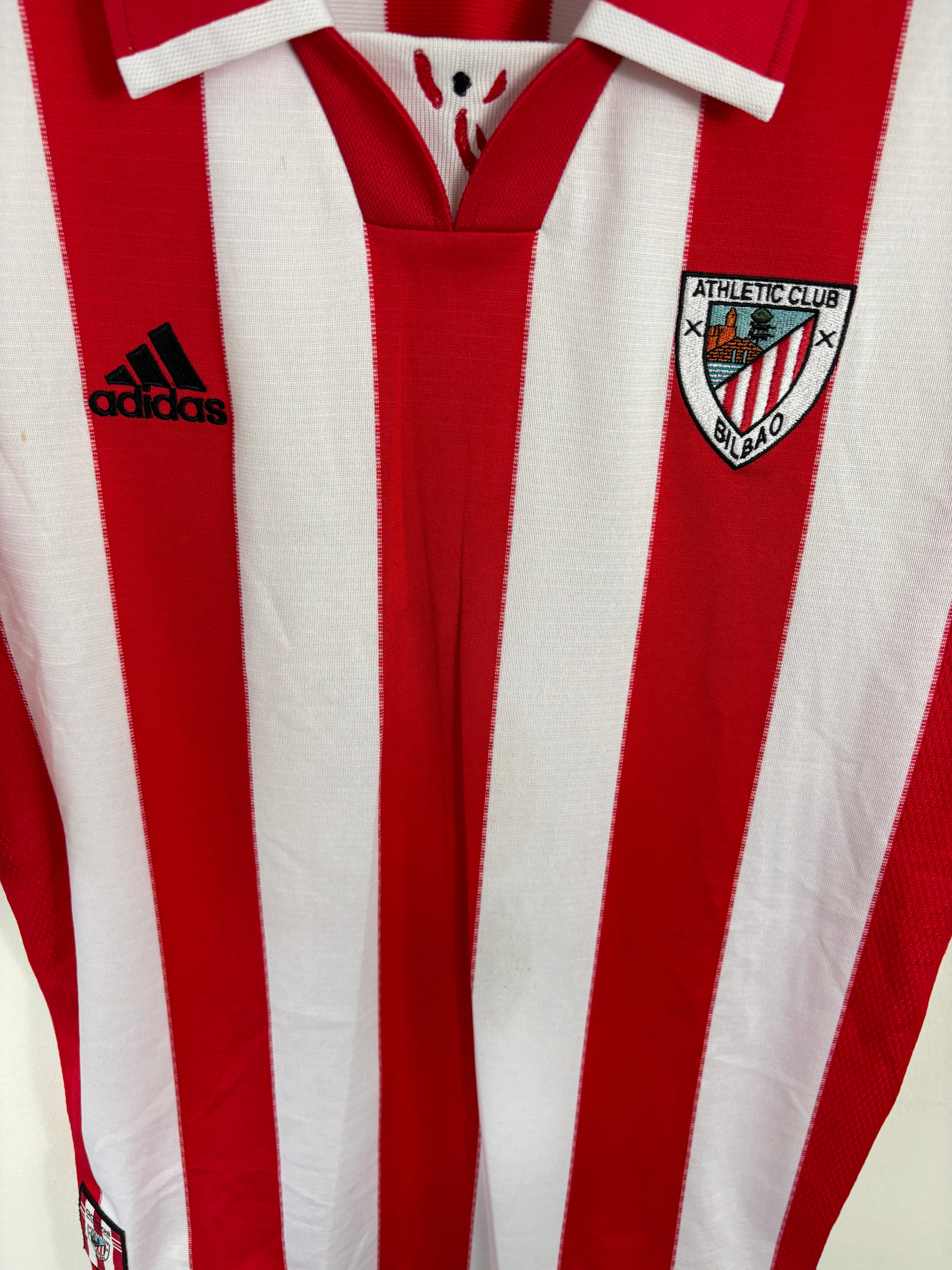 ATHLETIC BILBAO 2000/01 HOME SHIRT (M) ADIDAS