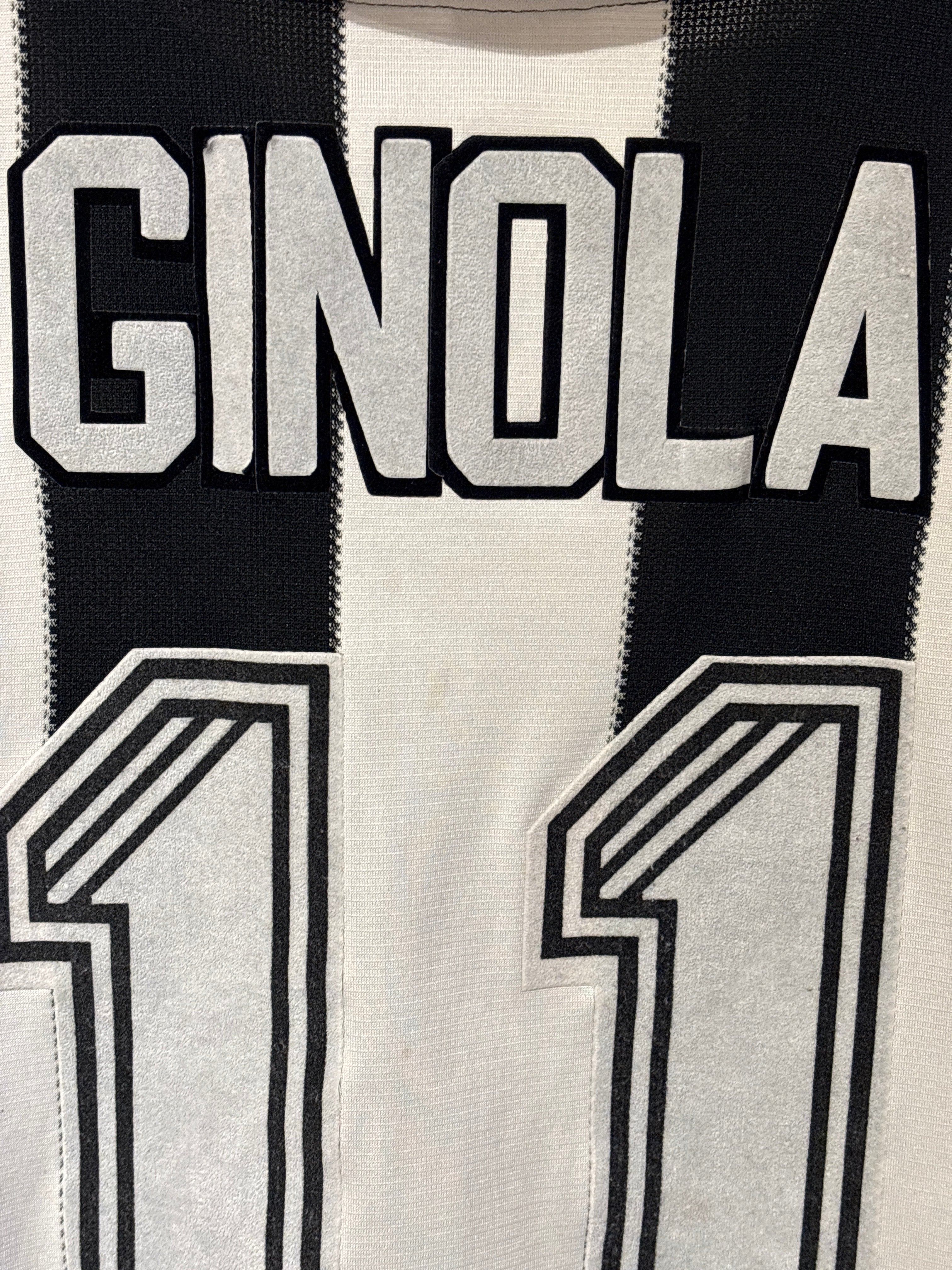 NEWCASTLE UNITED 1995/96 GINOLA #11 HOME (XL) ADIDAS