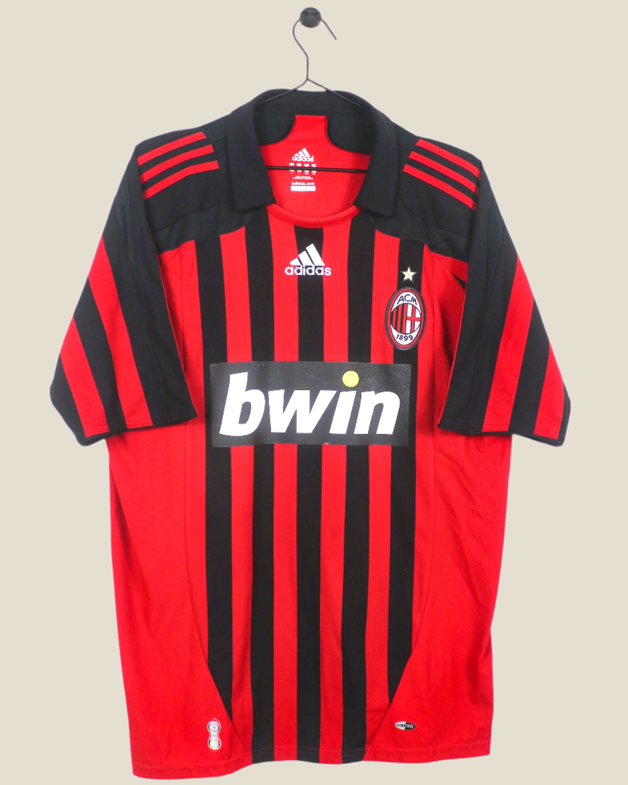 AC MILAN 2007/08 KAKA #22 HOME SHIRT (L) ADIDAS