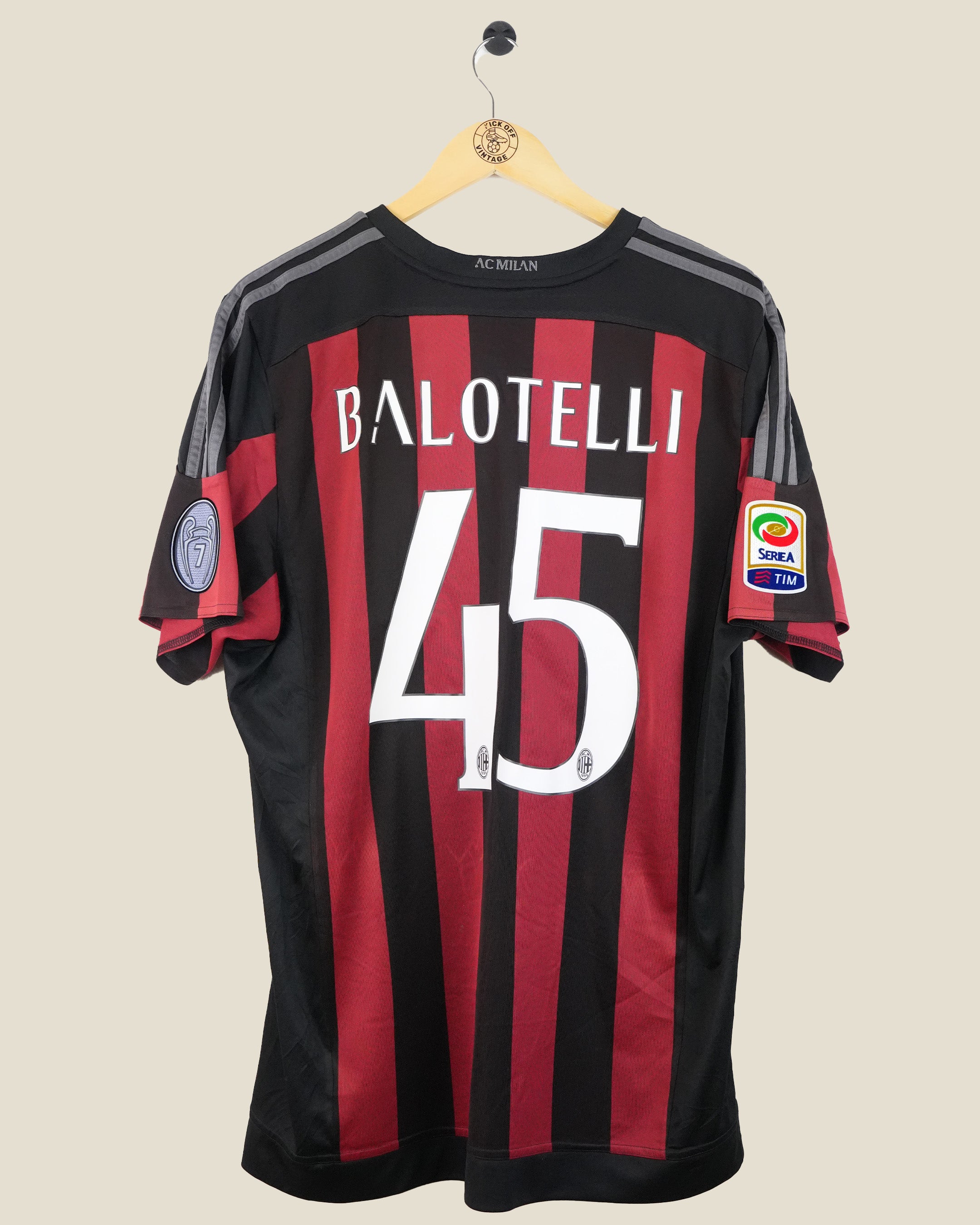 AC MILAN 2015/16 BALOTELLI HOME (XL) ADIDAS