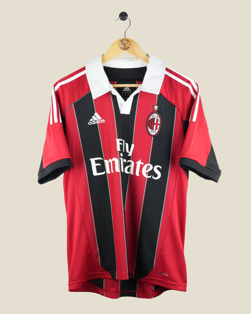 AC MILAN 2012/13 BALOTELLI HOME SHIRT (M) ADIDAS