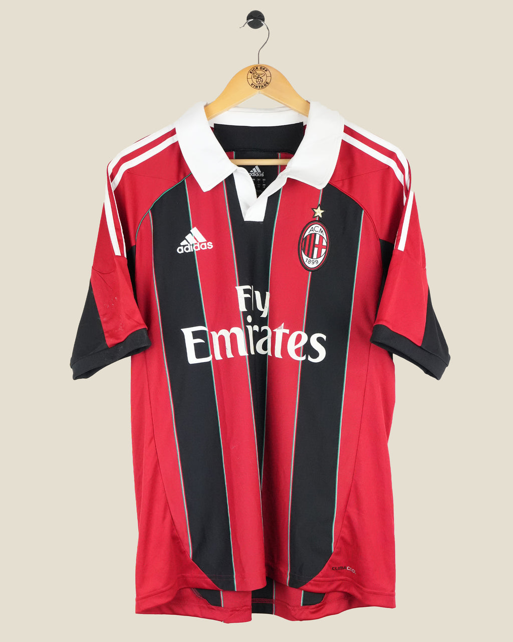 AC MILAN 2012/13 BALOTELLI HOME SHIRT (L) ADIDAS