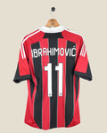 AC MILAN 2012/13 IBRAHIMOVIC HOME SHIRT (M) ADIDAS