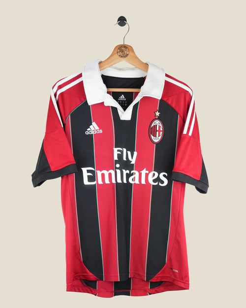 AC MILAN 2012/13 IBRAHIMOVIC HOME SHIRT (M) ADIDAS