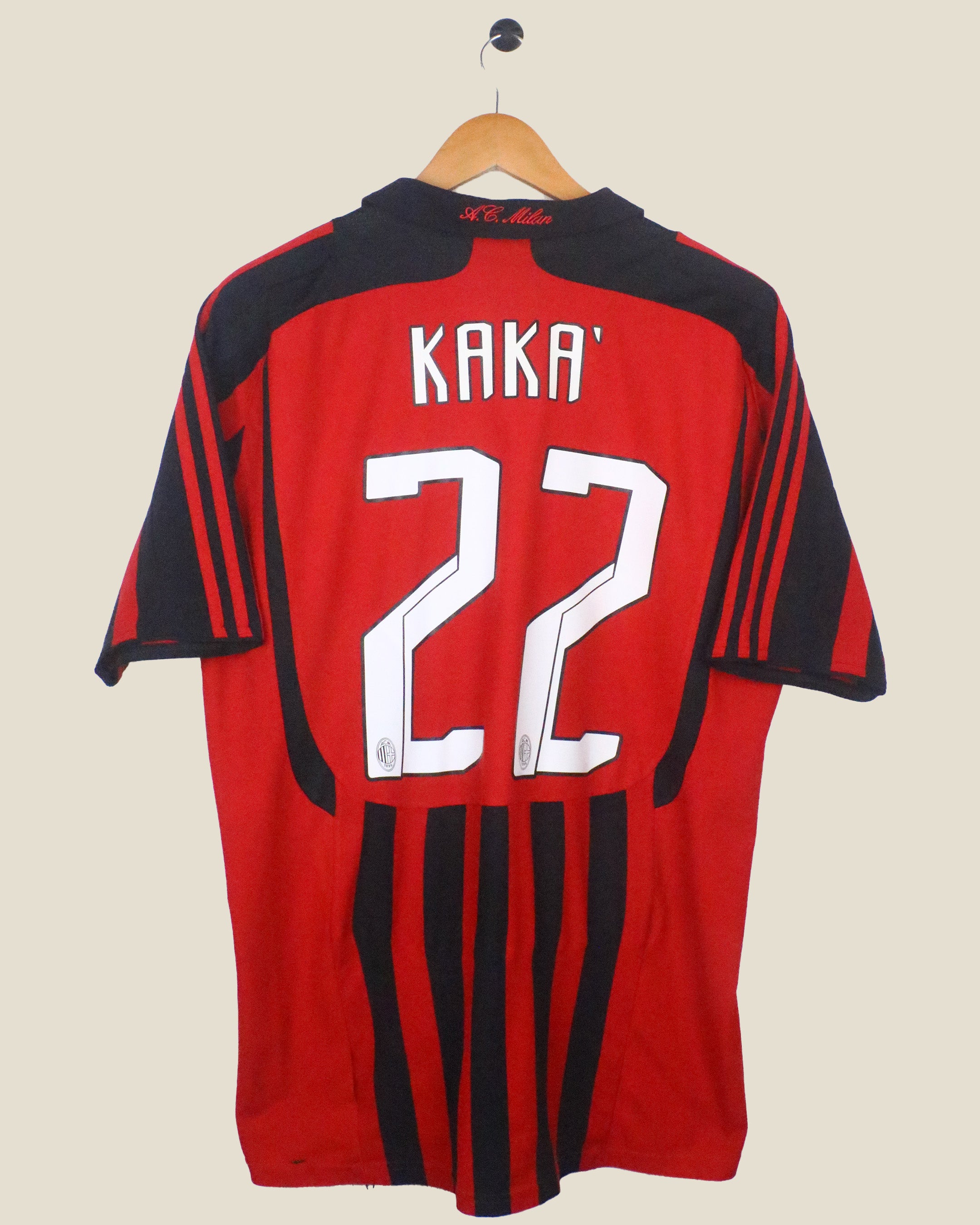 AC MILAN 2007/08 KAKA #22 HOME (L) ADIDAS