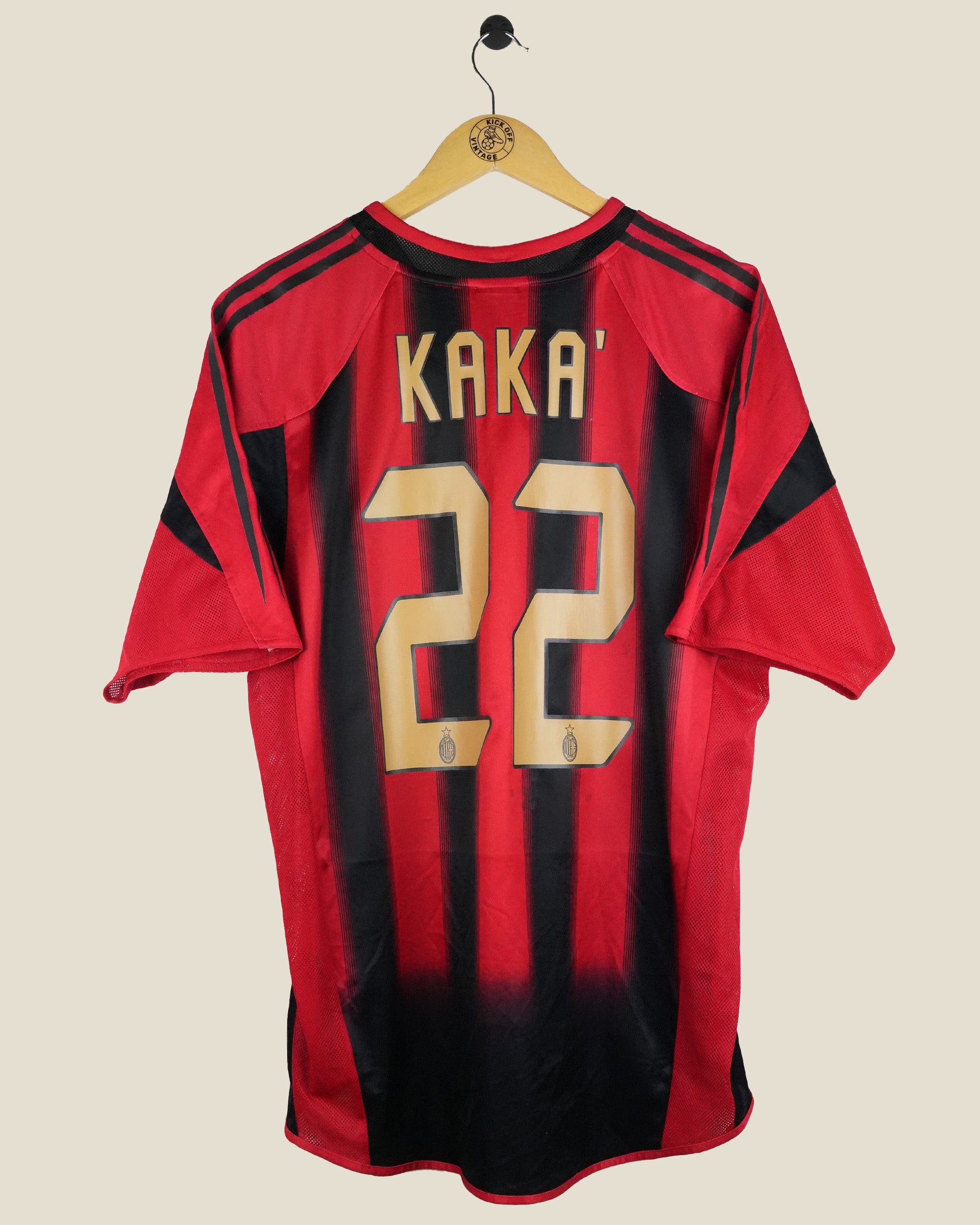 AC MILAN 2004/05 KAKA HOME SHIRT (L) ADIDAS