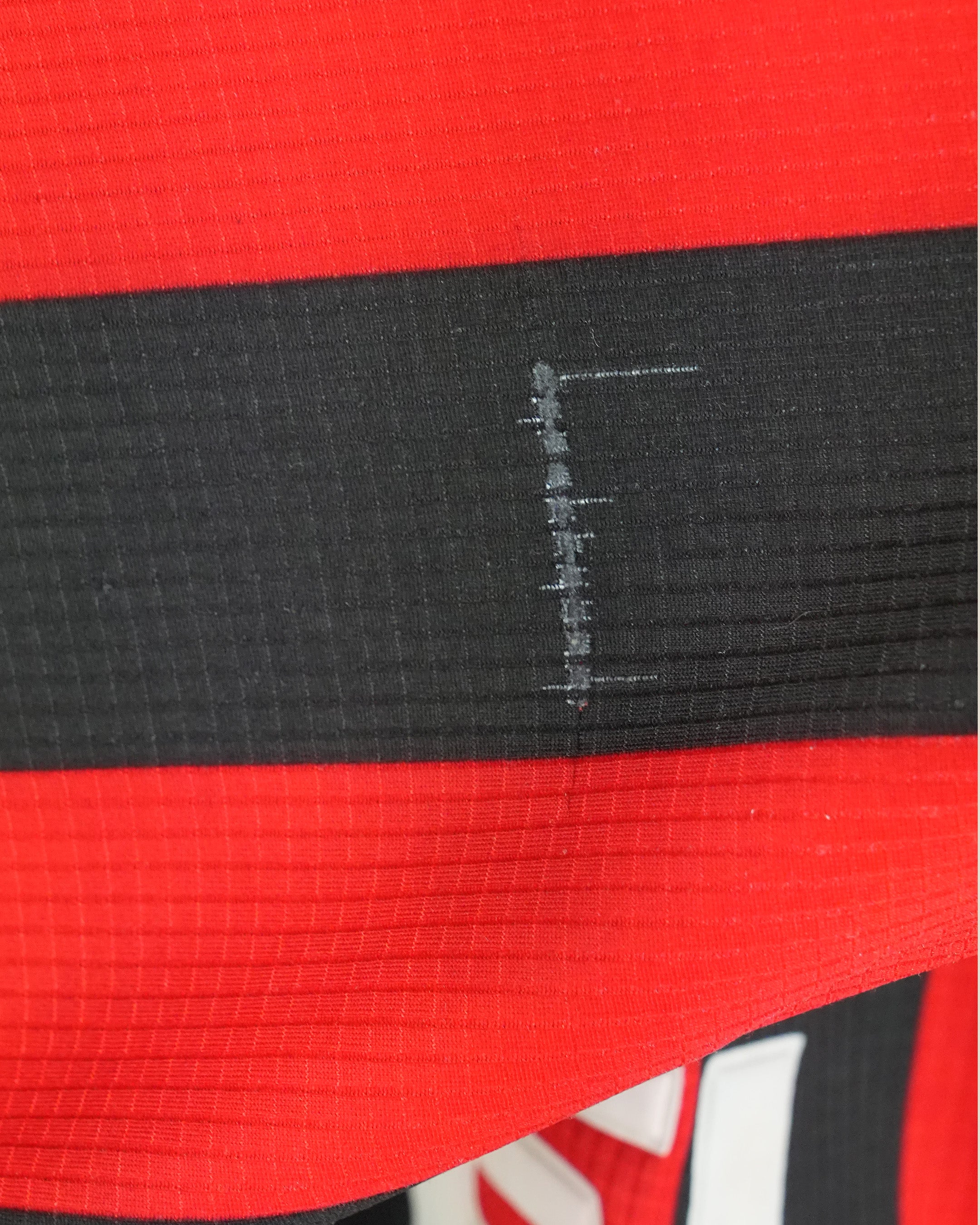 AC MILAN 1997/98 MALDINI HOME L/S SHIRT (M) LOTTO