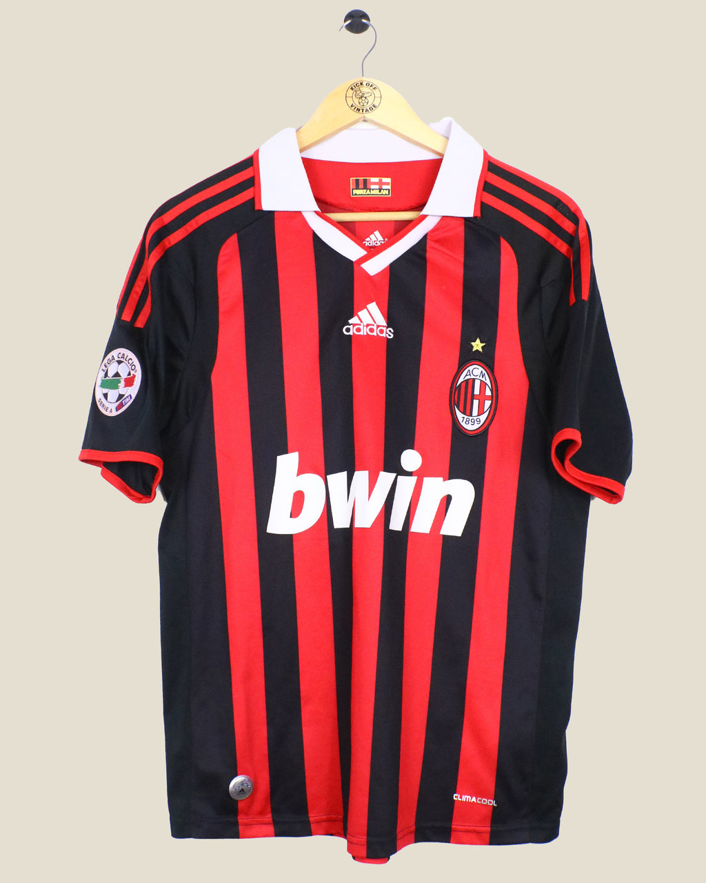 AC MILAN 2009/10 MALDINI HOME (M) NIKE