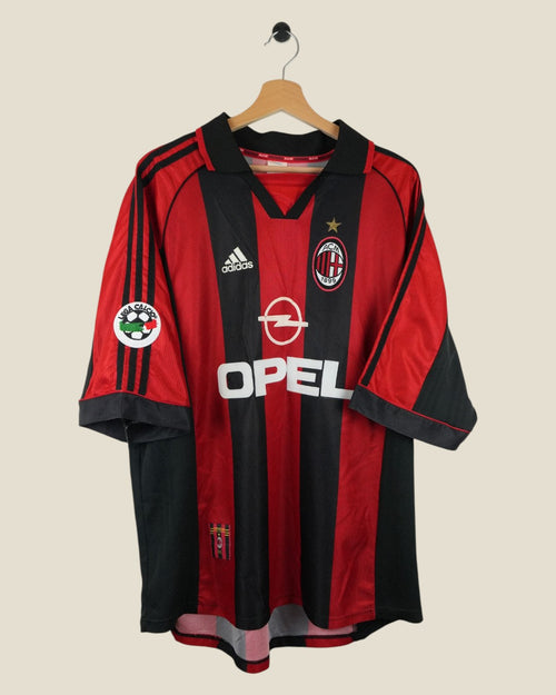 AC MILAN 1998/99 MALDINI HOME SHIRT (L) ADIDAS