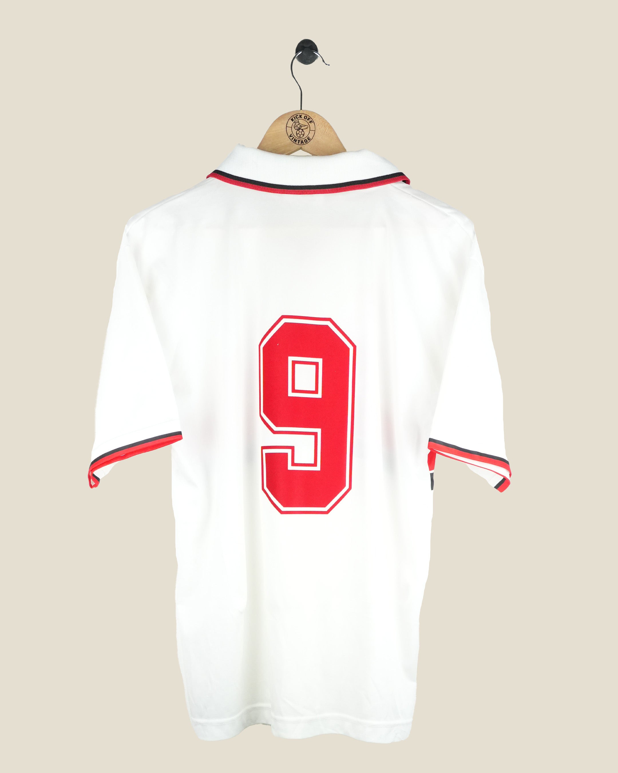 AC MILAN 1993/94 VAN BASTEN AWAY SHIRT (M) LOTTO
