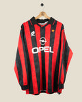 AC MILAN 1994/95 HOME L/S (L) LOTTO