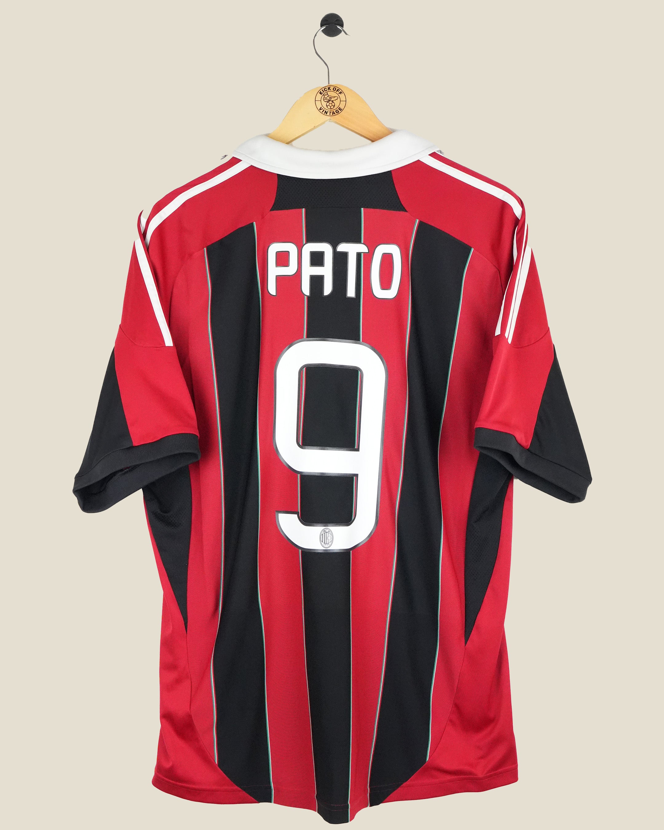 AC MILAN 2012/13 PATO HOME SHIRT (XL) ADIDAS