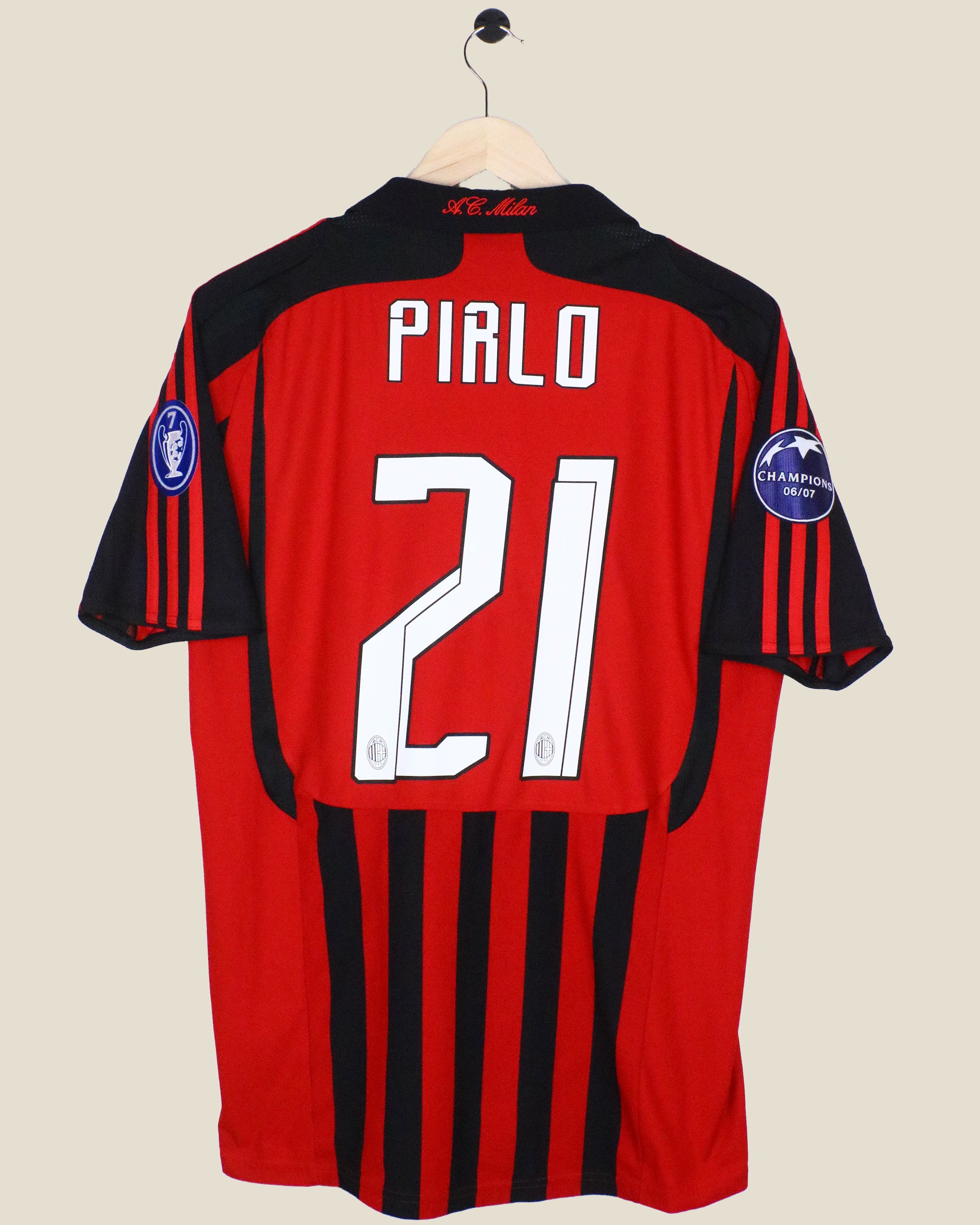 AC MILAN 2007/08 PIRLO UCL HOME (M) ADIDAS