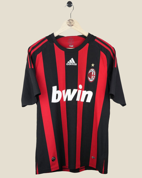 AC MILAN 2008/09 PIRLO HOME SHIRT (M) ADIDAS