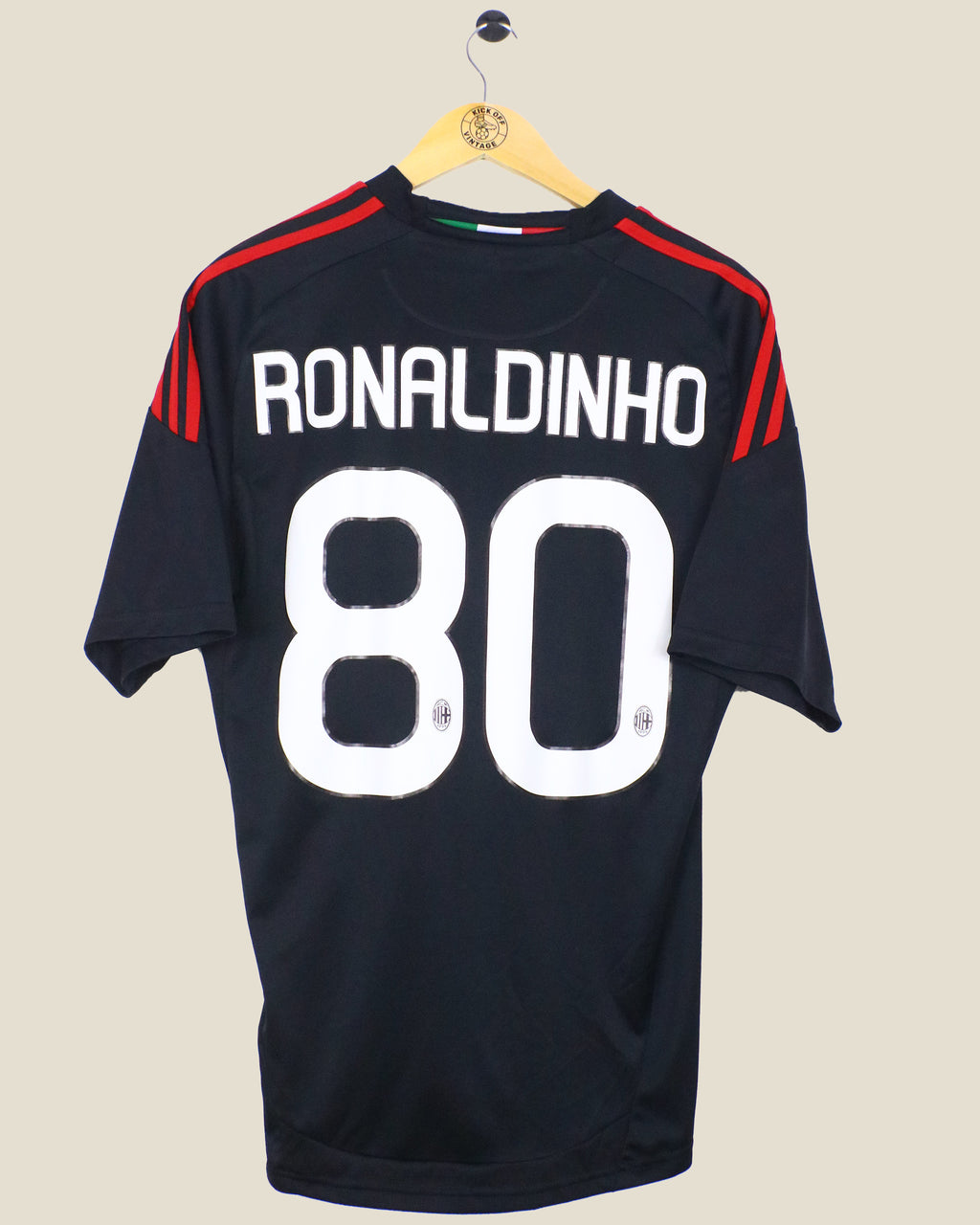 AC MILAN 2010/11 RONALDINHO THIRD SHIRT (M) ADIDAS