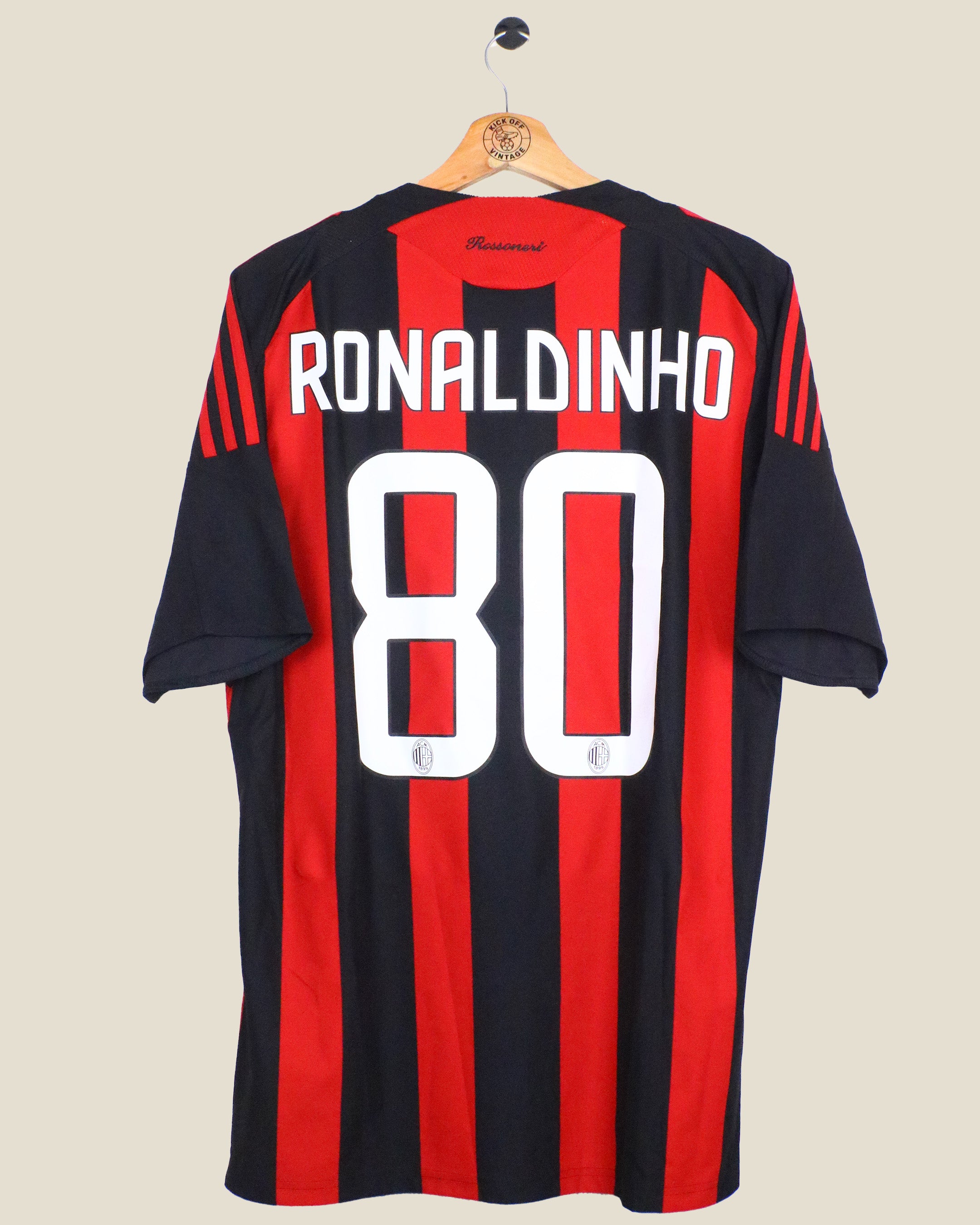 AC MILAN 2008/09 RONALDINHO HOME (L) ADIDAS