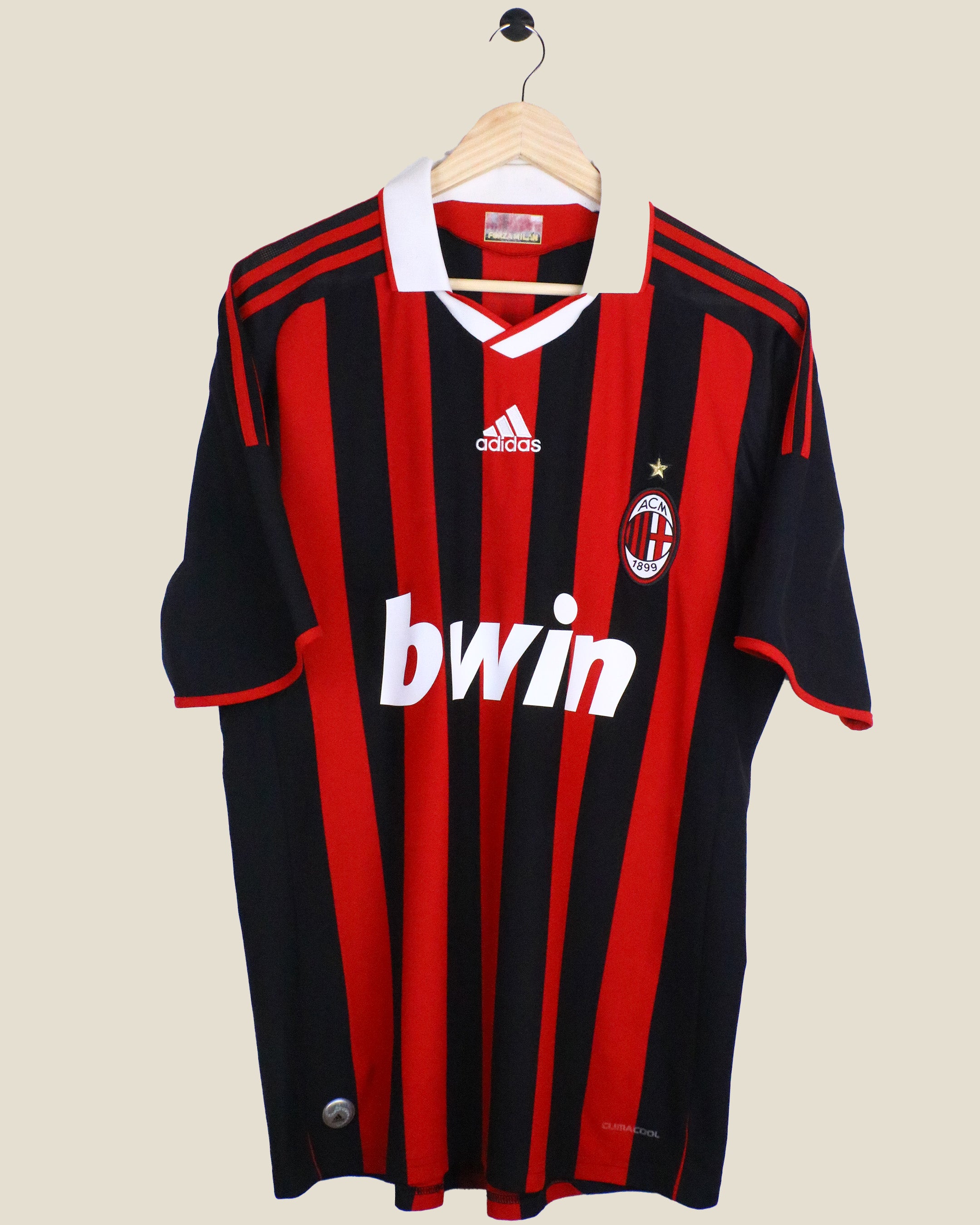 AC MILAN 2009/10 RONALDINHO #80 HOME (L) ADIDAS