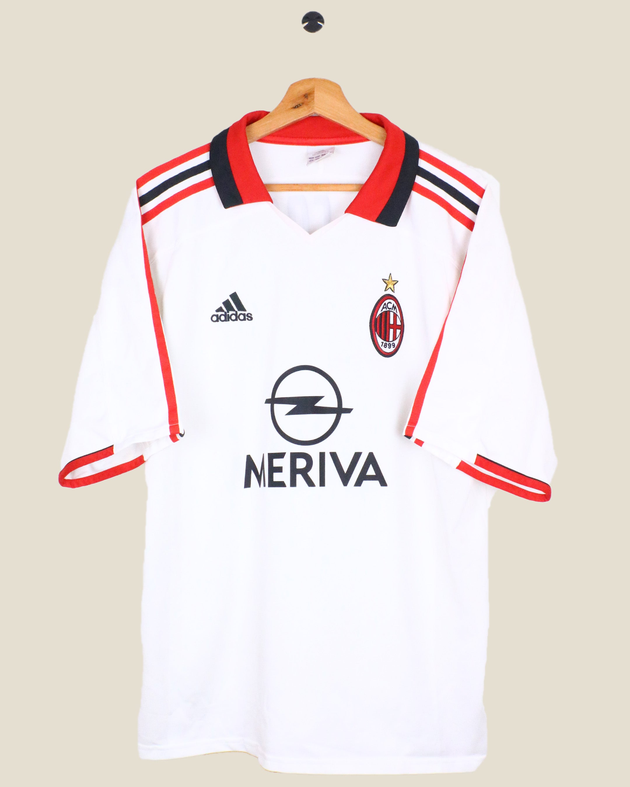 00-02年　アウェイ　AC Milan adidas サイズXL相当 AC MILAN 2003/04 RUI COSTA AWAY (XL) ADIDAS – Kick Off Vintage