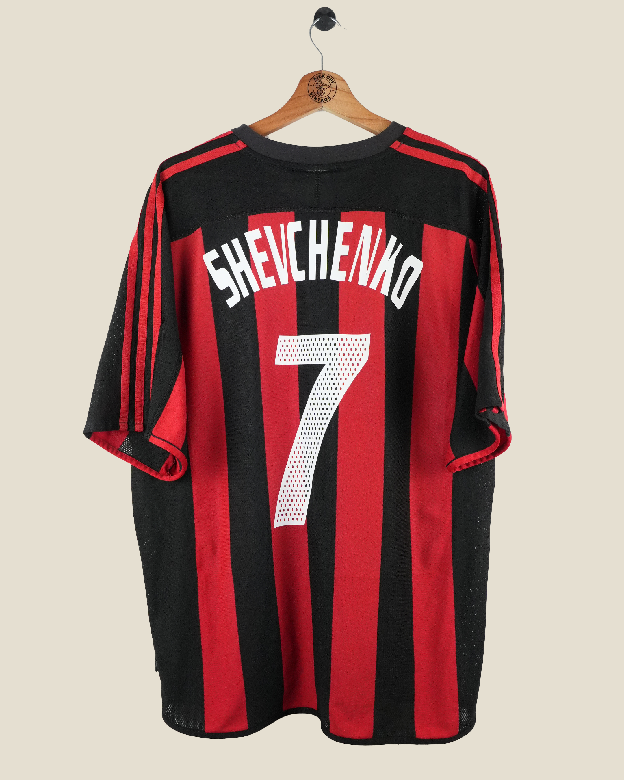 AC MILAN 2003/04 SHEVCHENKO HOME SHIRT (XL) ADIDAS