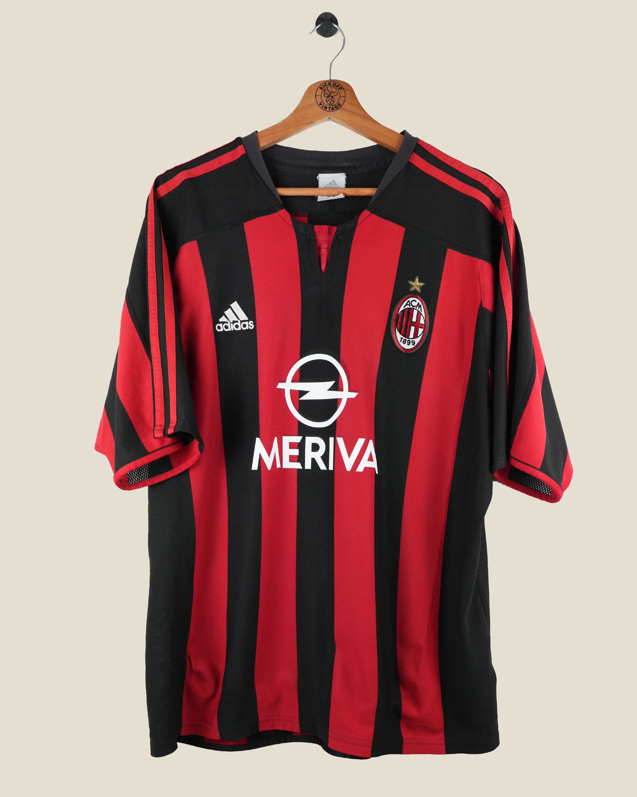 AC MILAN 2003/04 SHEVCHENKO HOME SHIRT (XL) ADIDAS