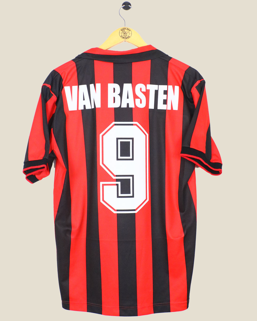 AC MILAN 1990/91 VAN BASTEN HOME SHIRT (L) ADIDAS