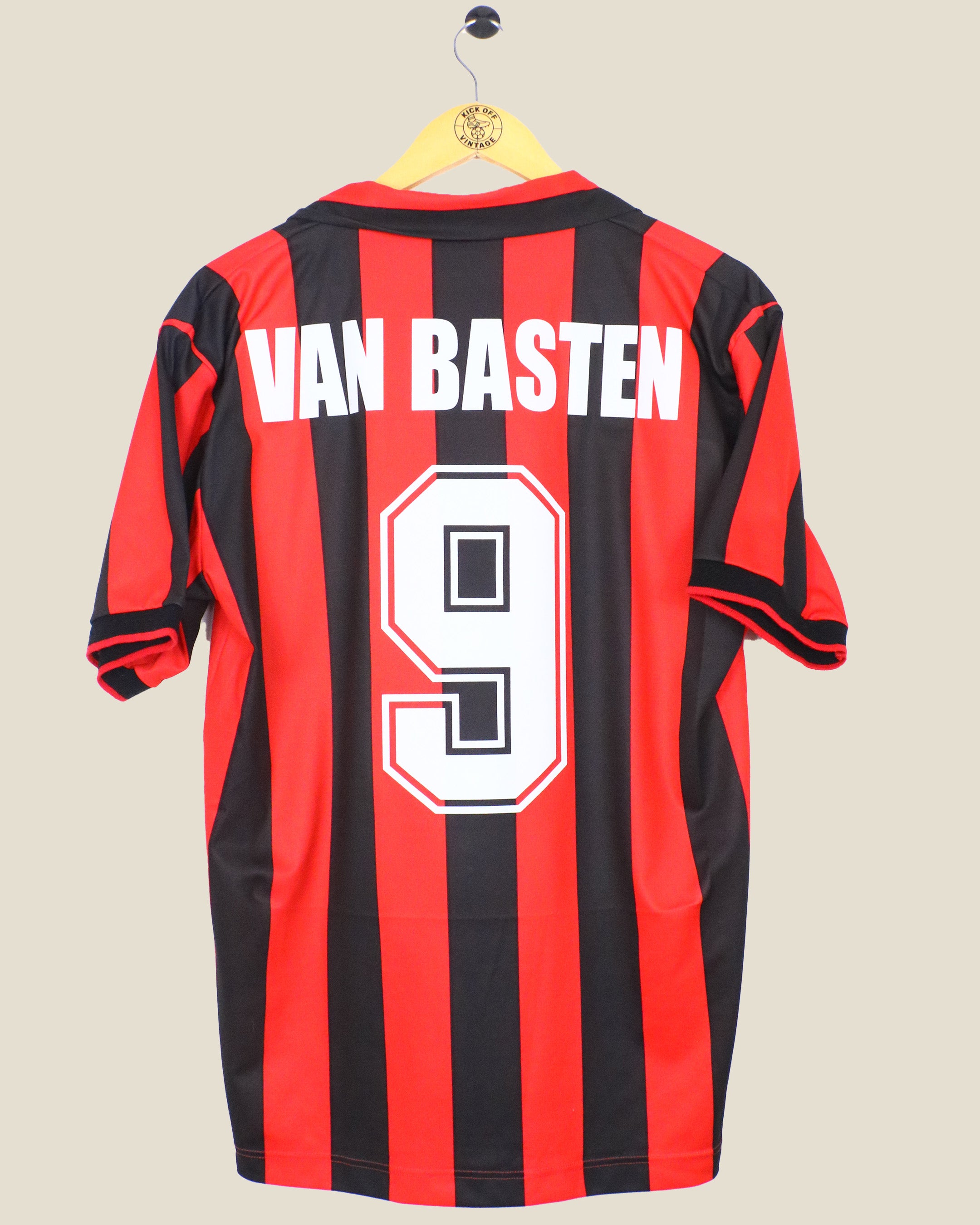 AC MILAN 1990/91 VAN BASTEN HOME SHIRT (L) ADIDAS