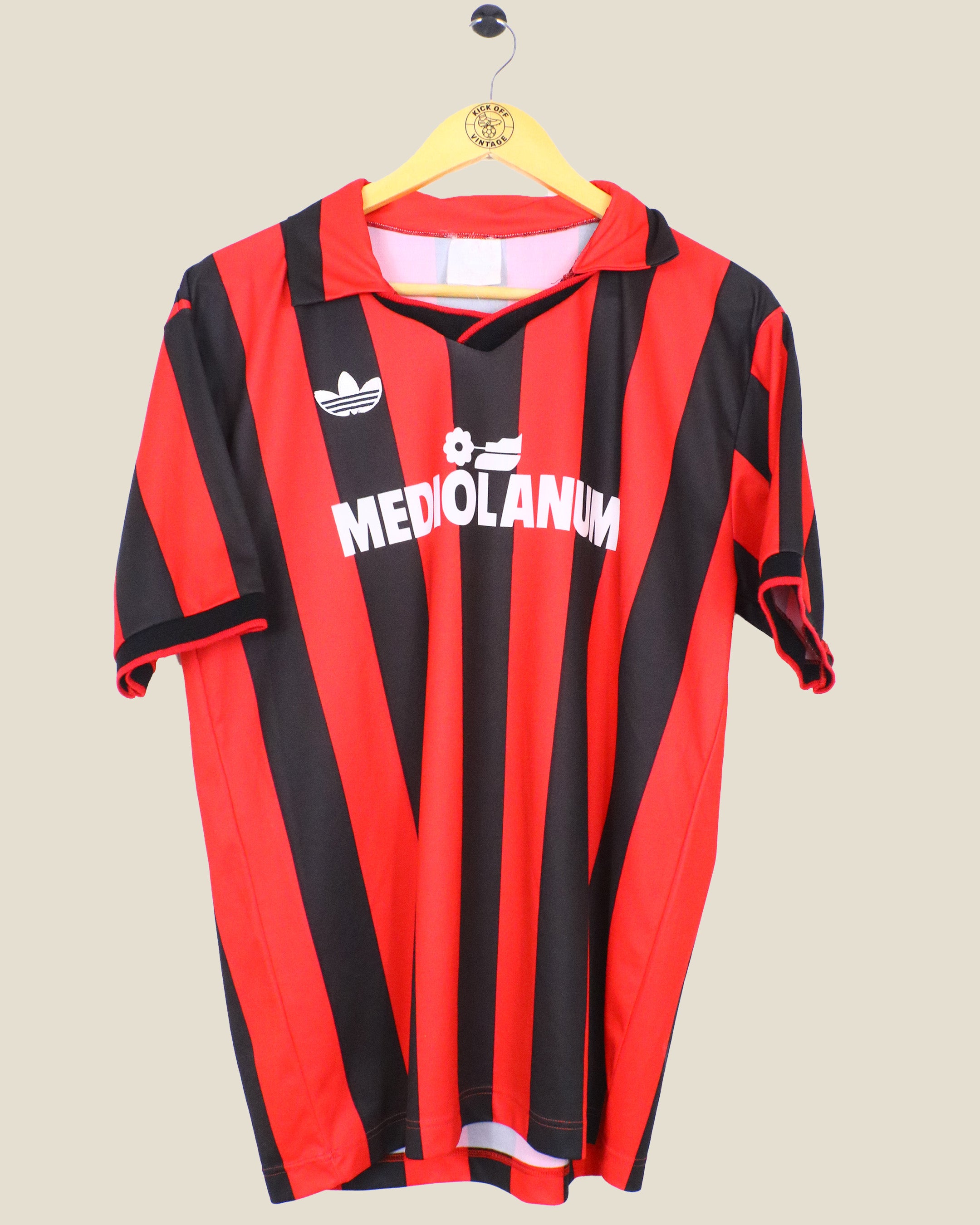 AC MILAN 1990/91 VAN BASTEN HOME SHIRT (L) ADIDAS