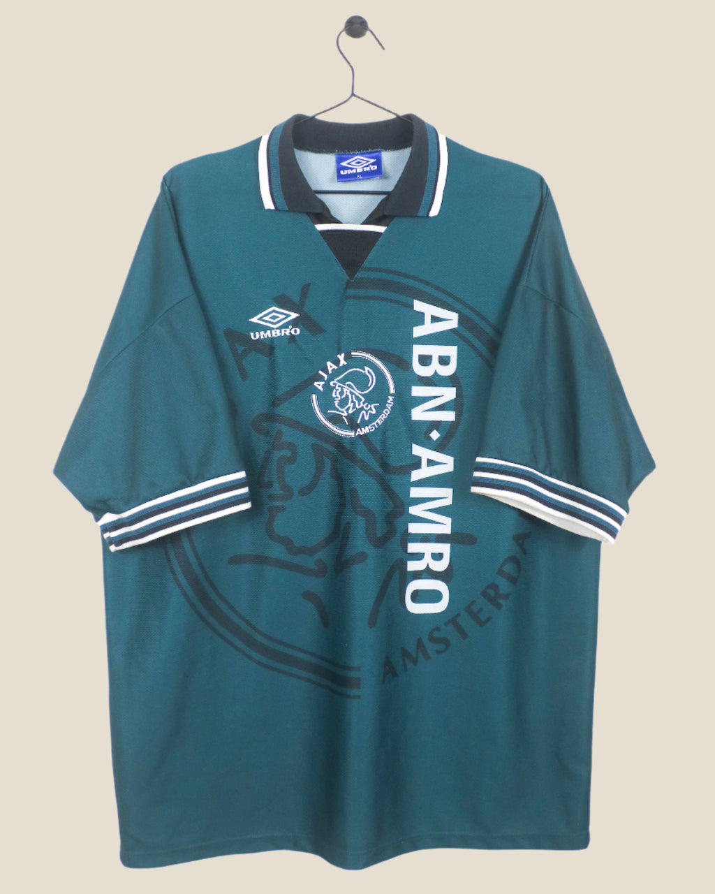 AJAX 1995/96 AWAY SHIRT (XL) UMBRO