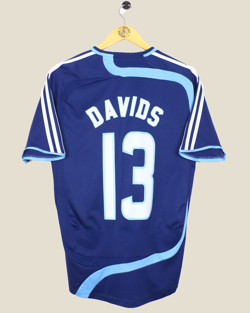 AJAX 2007/08 DAVIDS AWAY SHIRT (M) ADIDAS
