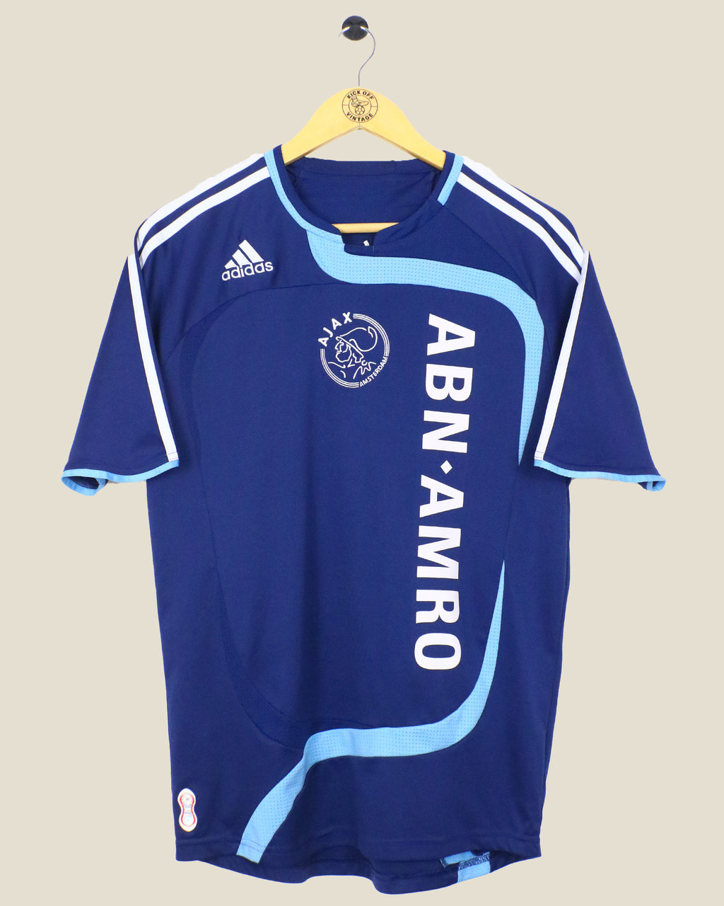 AJAX 2007/08 DAVIDS AWAY SHIRT (M) ADIDAS