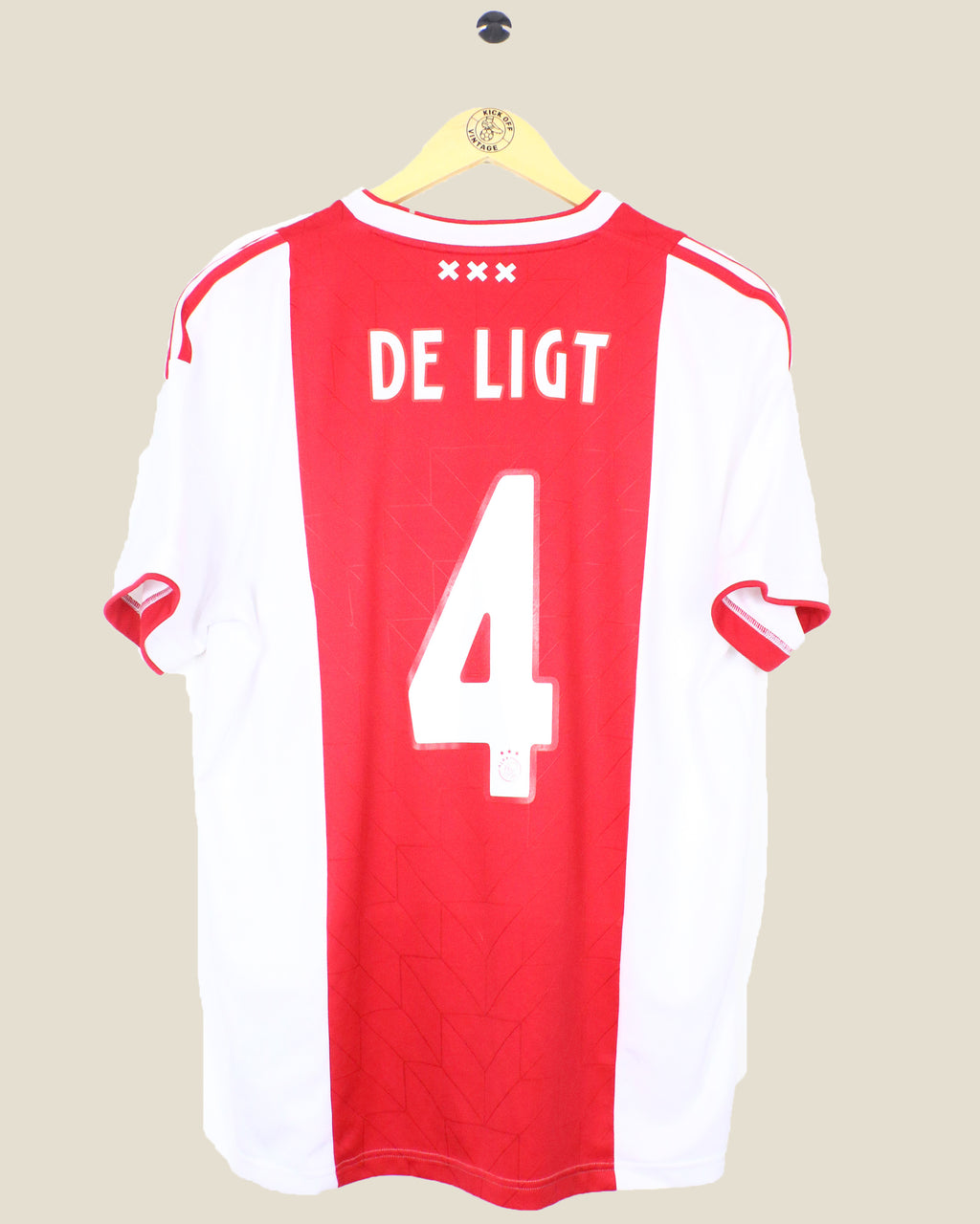 AJAX 2018/19 DE LIGT HOME SHIRT (L) ADIDAS