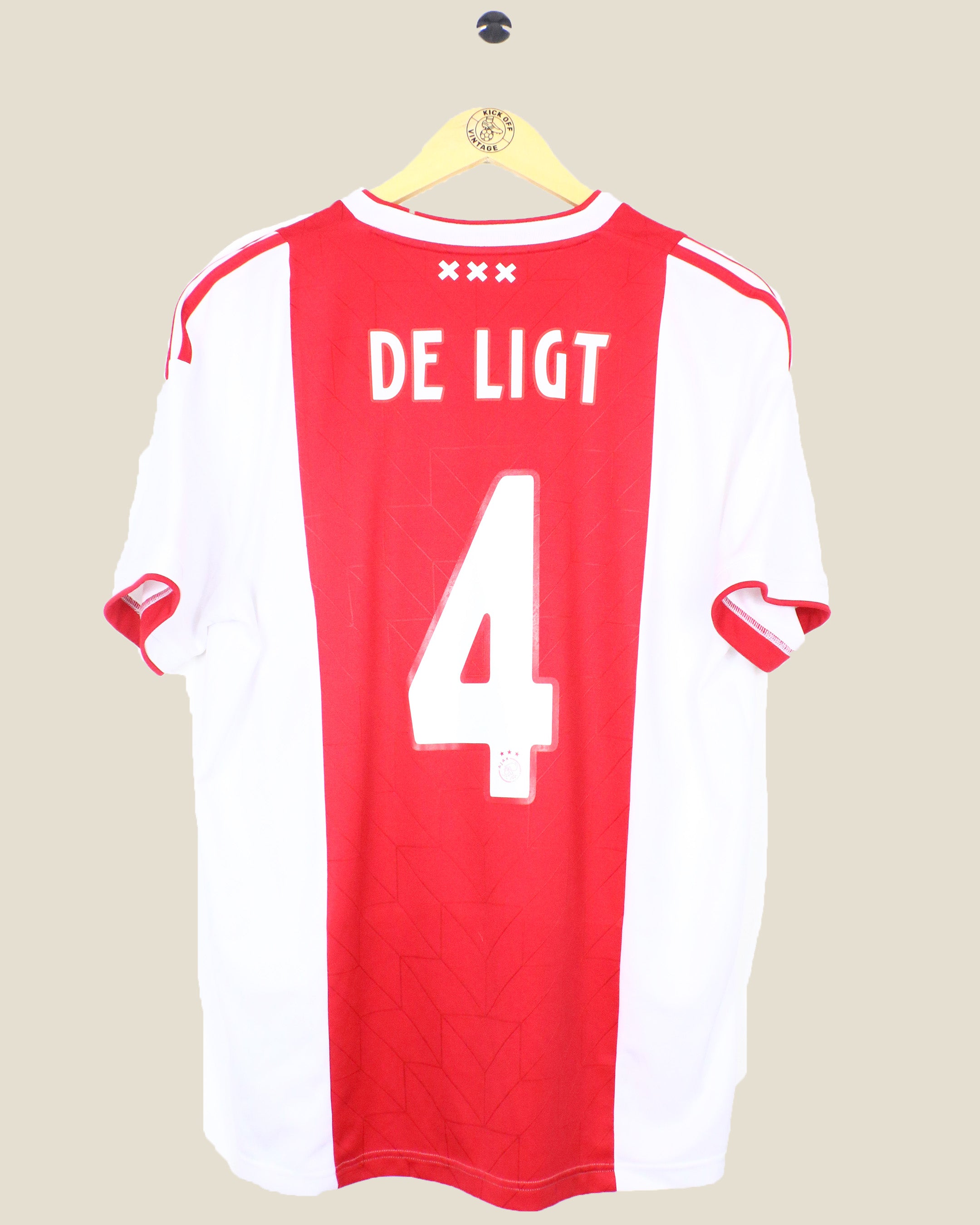 AJAX 2018/19 DE LIGT HOME SHIRT (L) ADIDAS