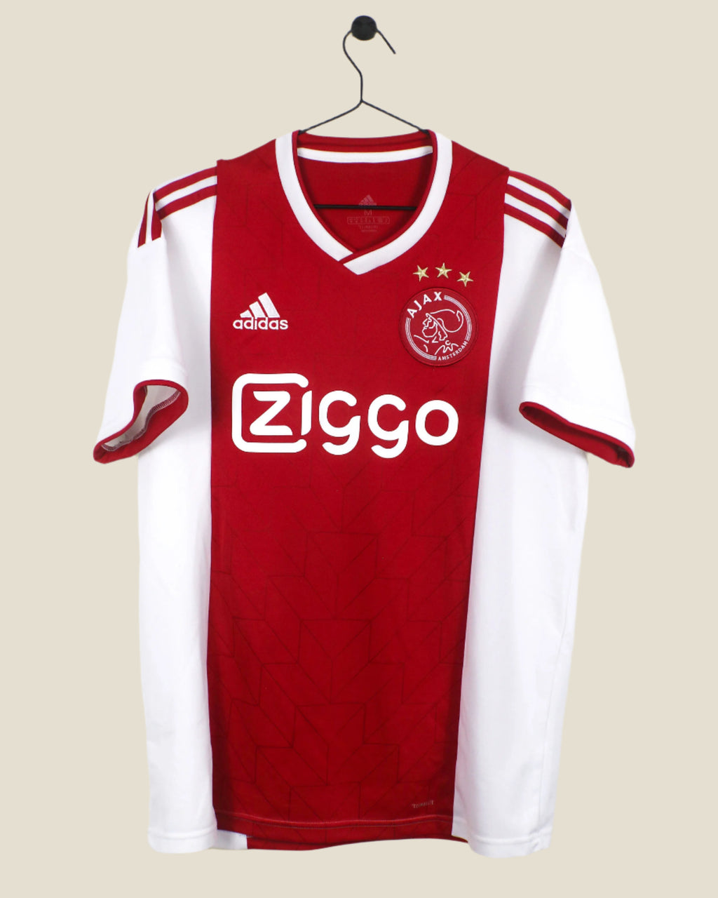 AJAX 2018/19 DE LIGT #4 HOME SHIRT (M) ADIDAS