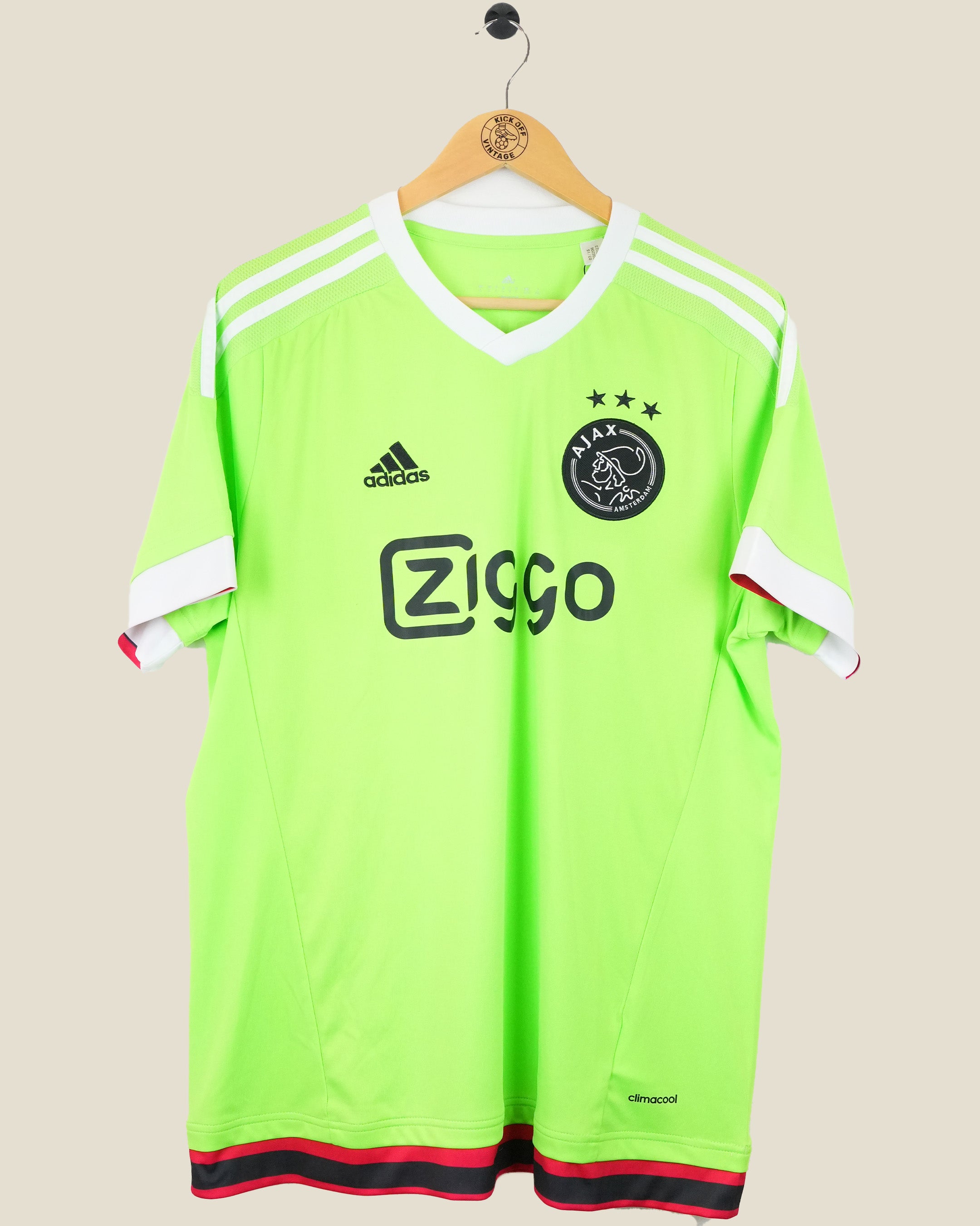 AJAX 2015/16 EL GHAZI AWAY SHIRT (L) ADIDAS