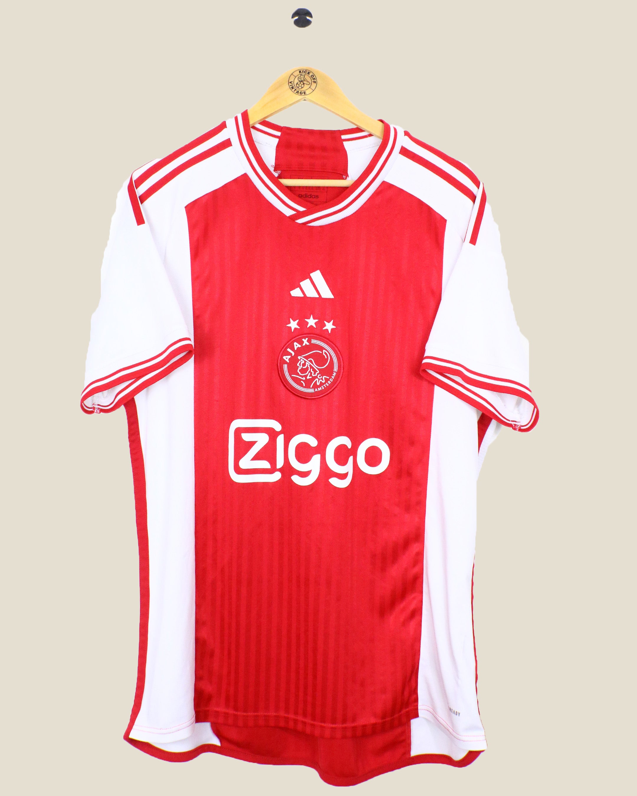 AJAX 2023/24 GODTS HOME SHIRT (XL) ADIDAS