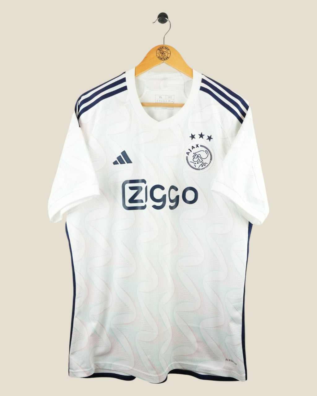 AJAX 2023/24 GODTS AWAY SHIRT (XL) ADIDAS