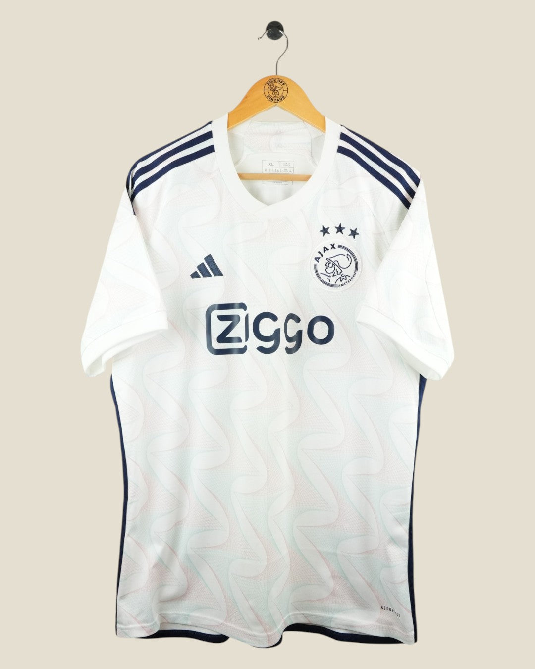 AJAX 2023/24 GODTS AWAY SHIRT (XL) ADIDAS