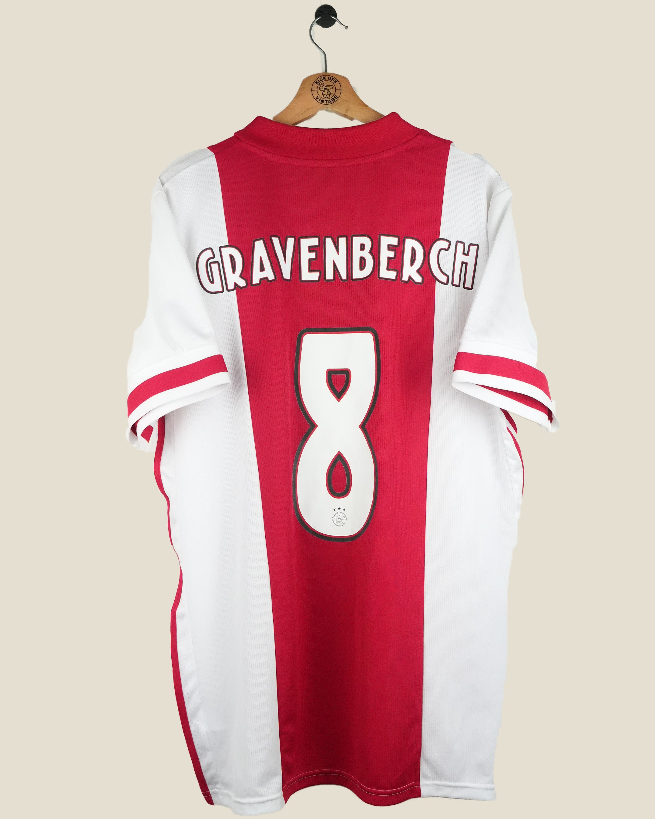 AJAX 2020/21 GRAVENBERCH HOME BNWT SHIRT (XL) ADIDAS