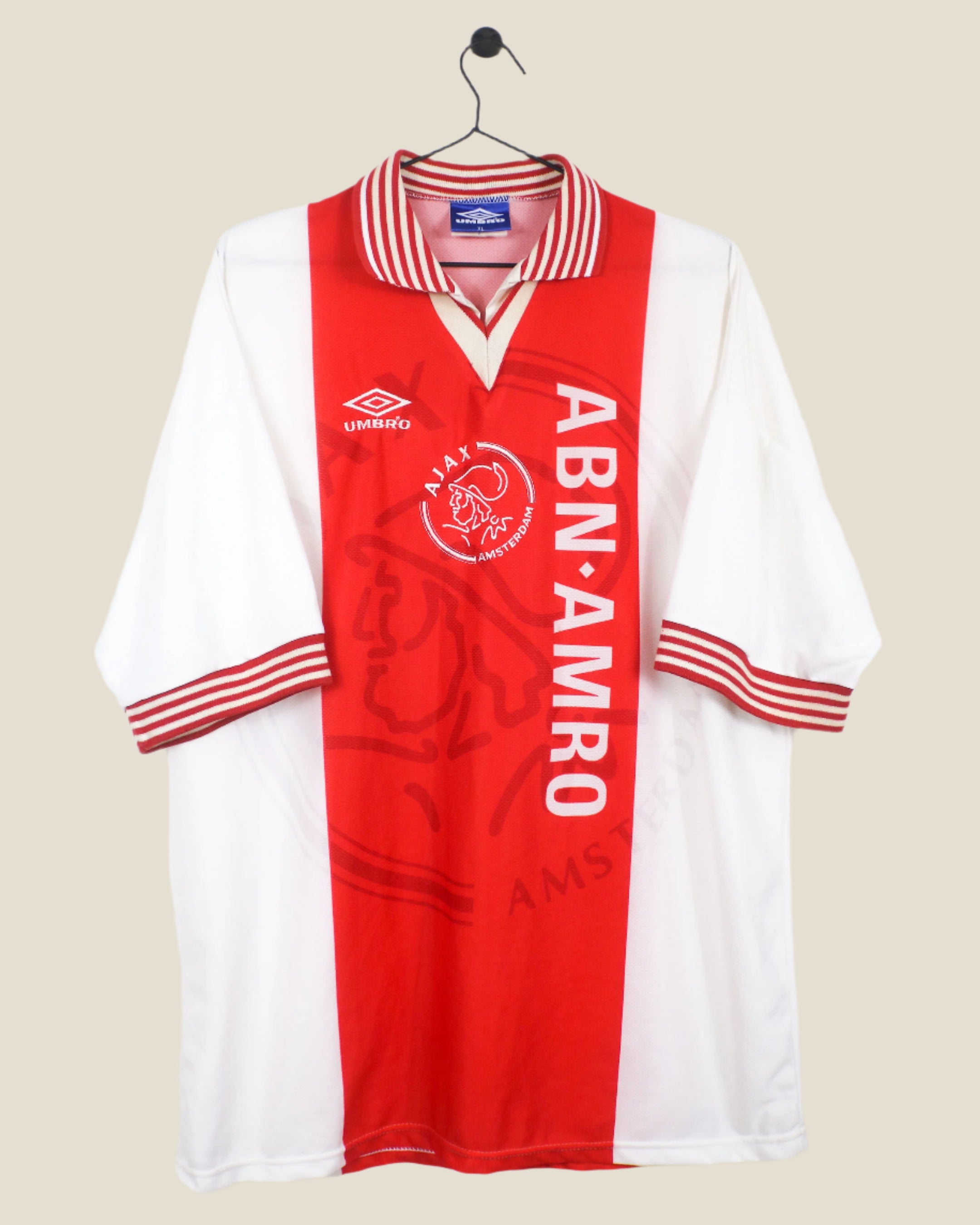 在庫処分セール HOME 1995/96 AJAX SHIRT Vintage Off Kick – UMBRO (XL) ウェア