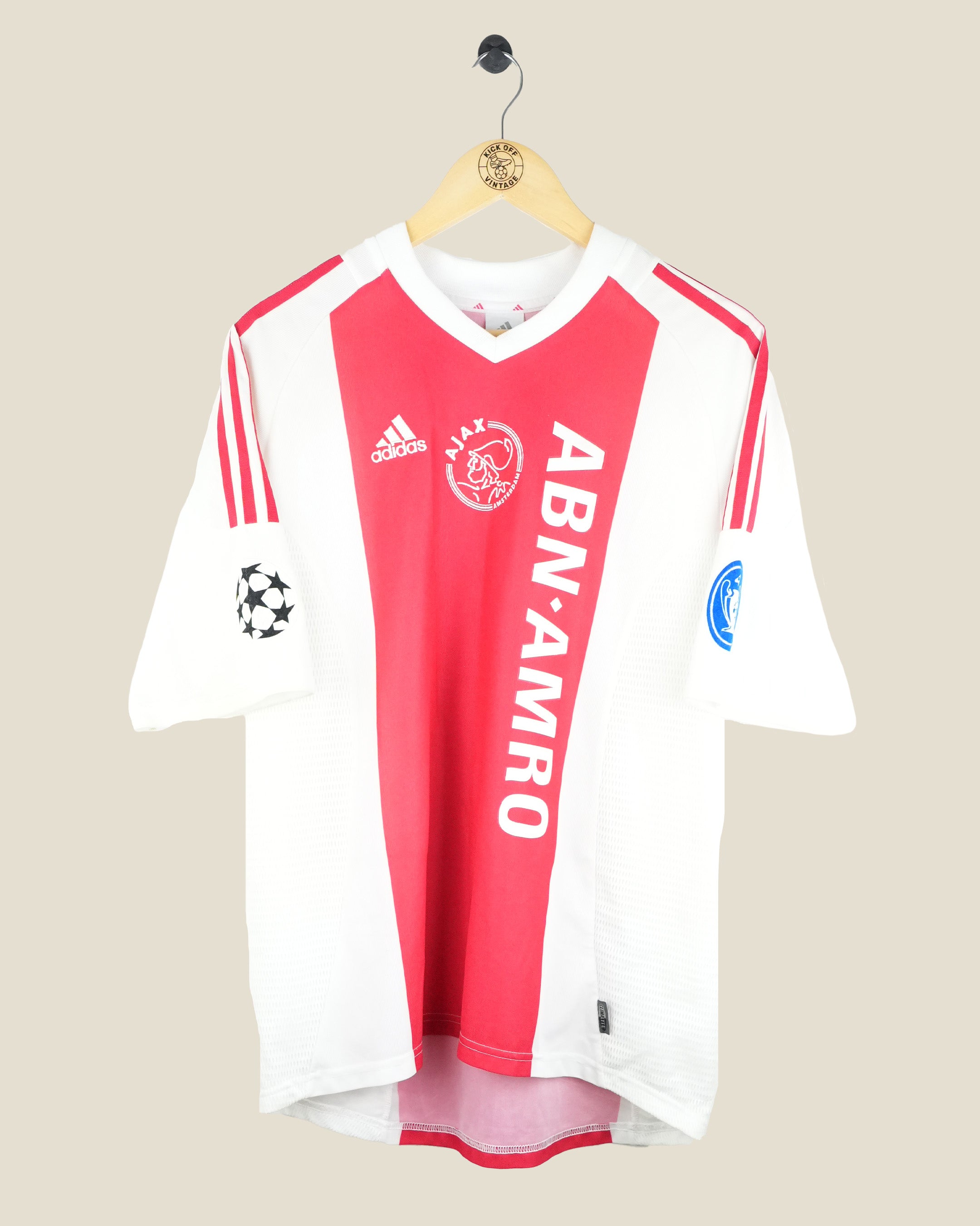 AJAX 2003/04 IBRAHIMOVIC HOME UCL SHIRT (L) ADIDAS