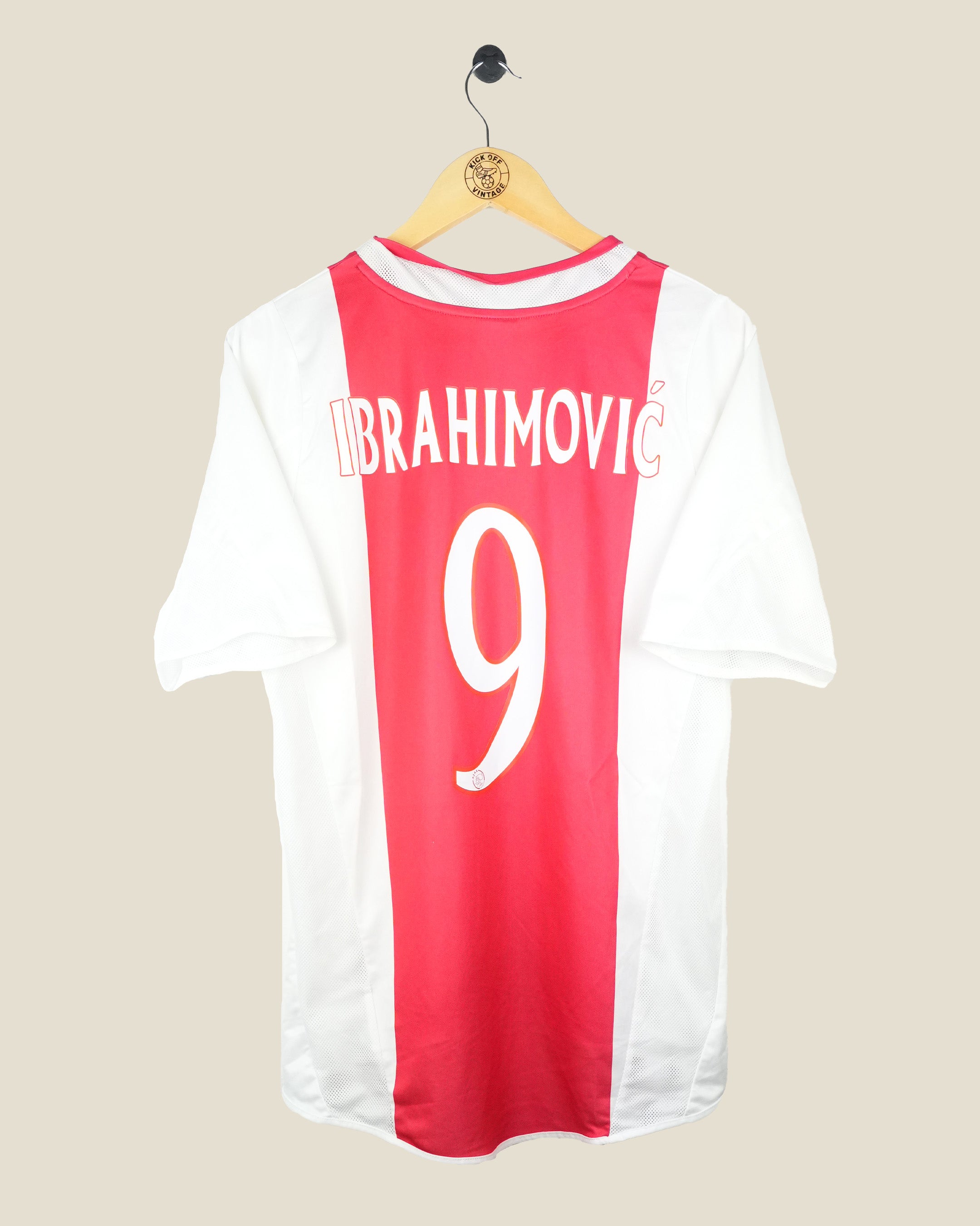 AJAX 2004/05 IBRAHIMOVIC HOME SHIRT (M) ADIDAS