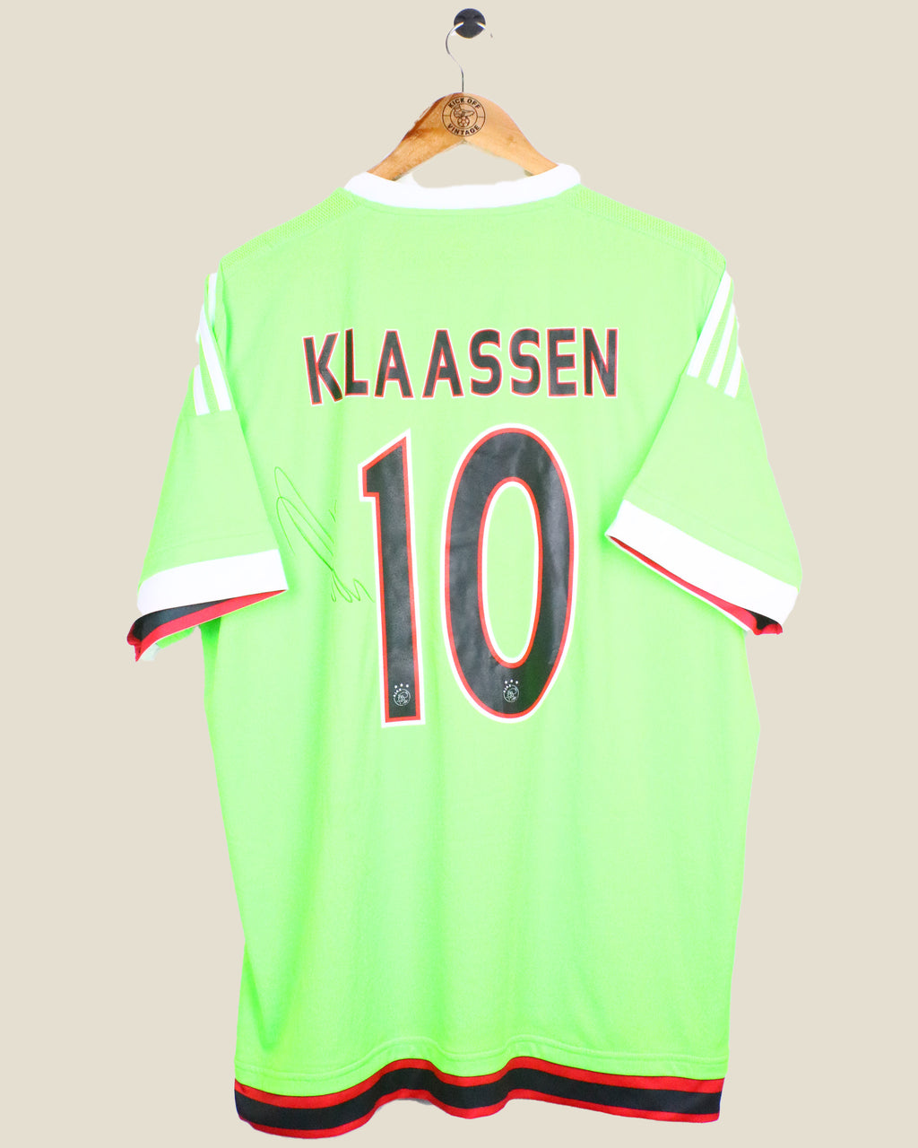 AJAX 2015/16 KLAASEN SIGNED AWAY (XL) ADIDAS