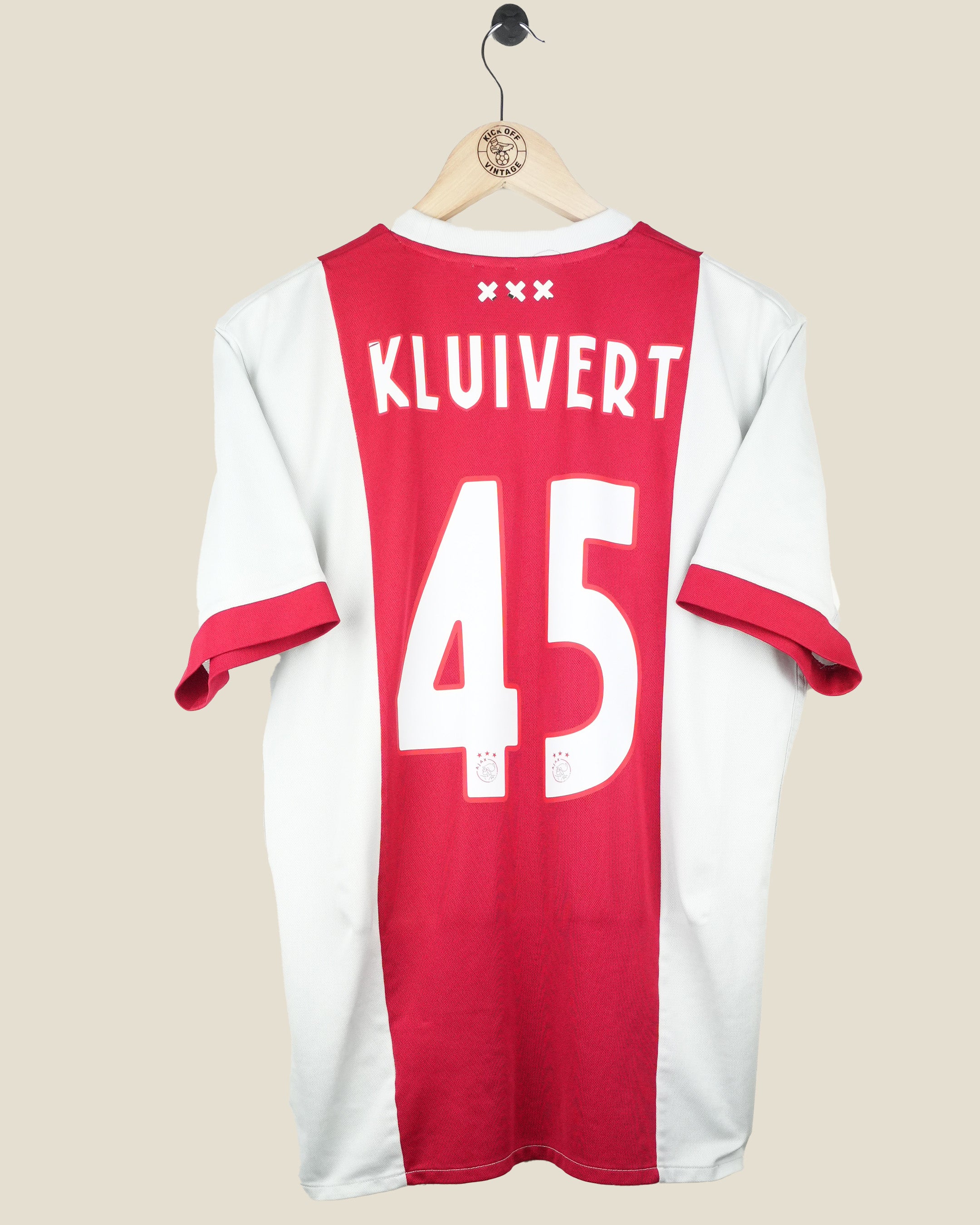 AJAX 2017/18 KLUIVERT HOME SHIRT (L) ADIDAS